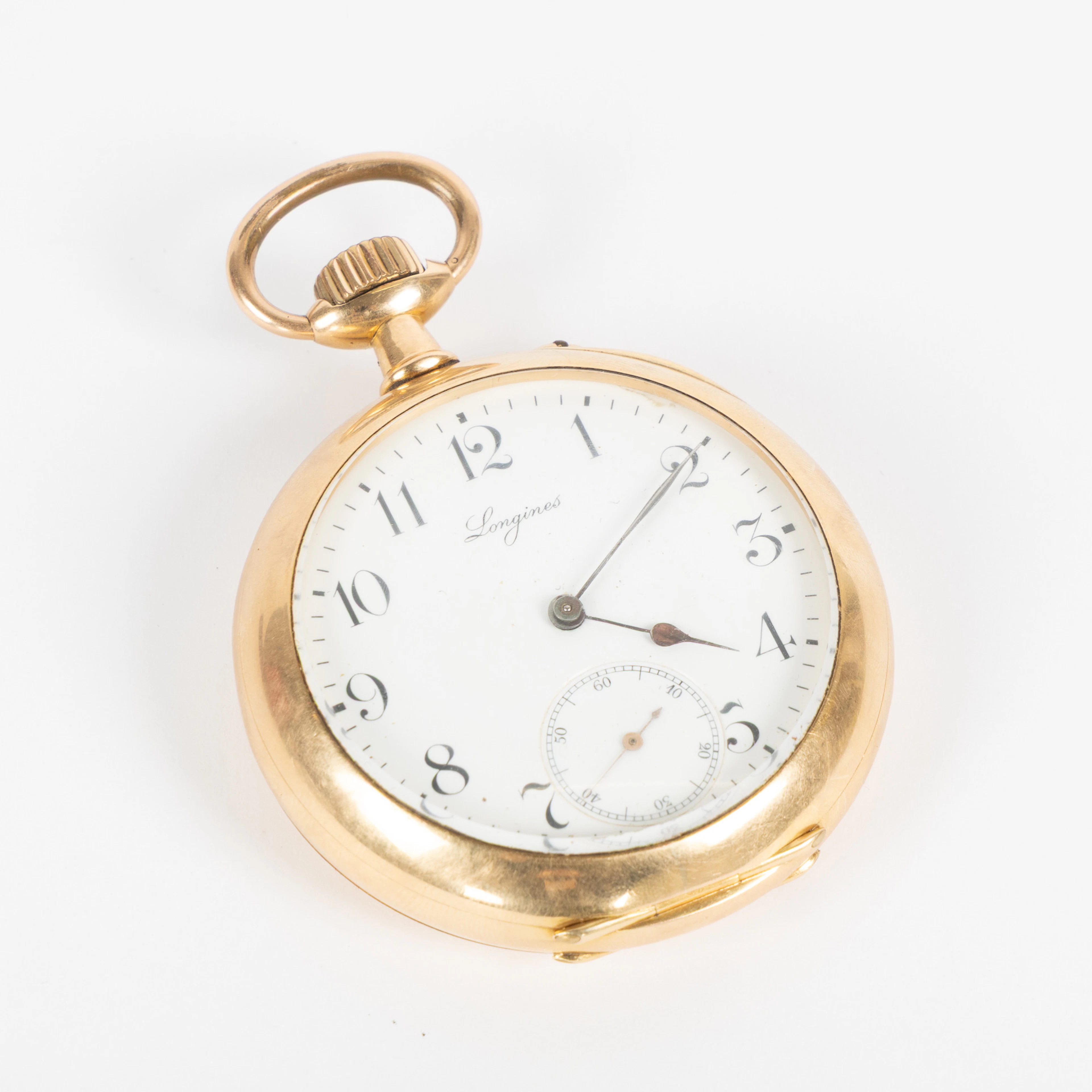 LONGINES, fickur, 18K guld, ca 1906.