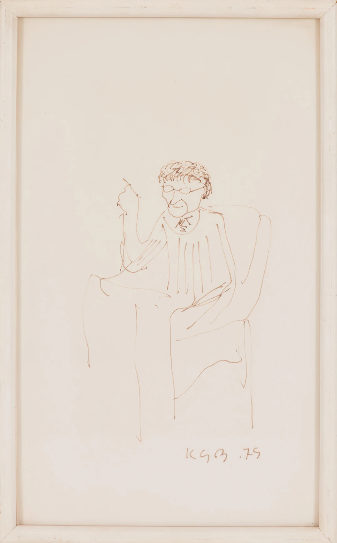 KARL GÖTE BEJEMARK (1922-2000). Tusch på papper, monogramsignerad