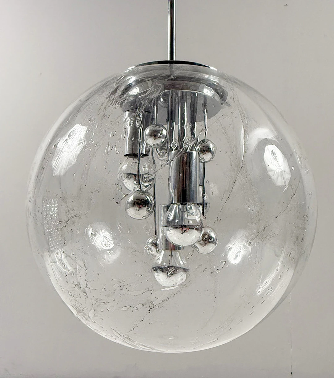Space Age, Hängeleuchte der 1970er Jahre Modell „8926“ 'Big Ball'