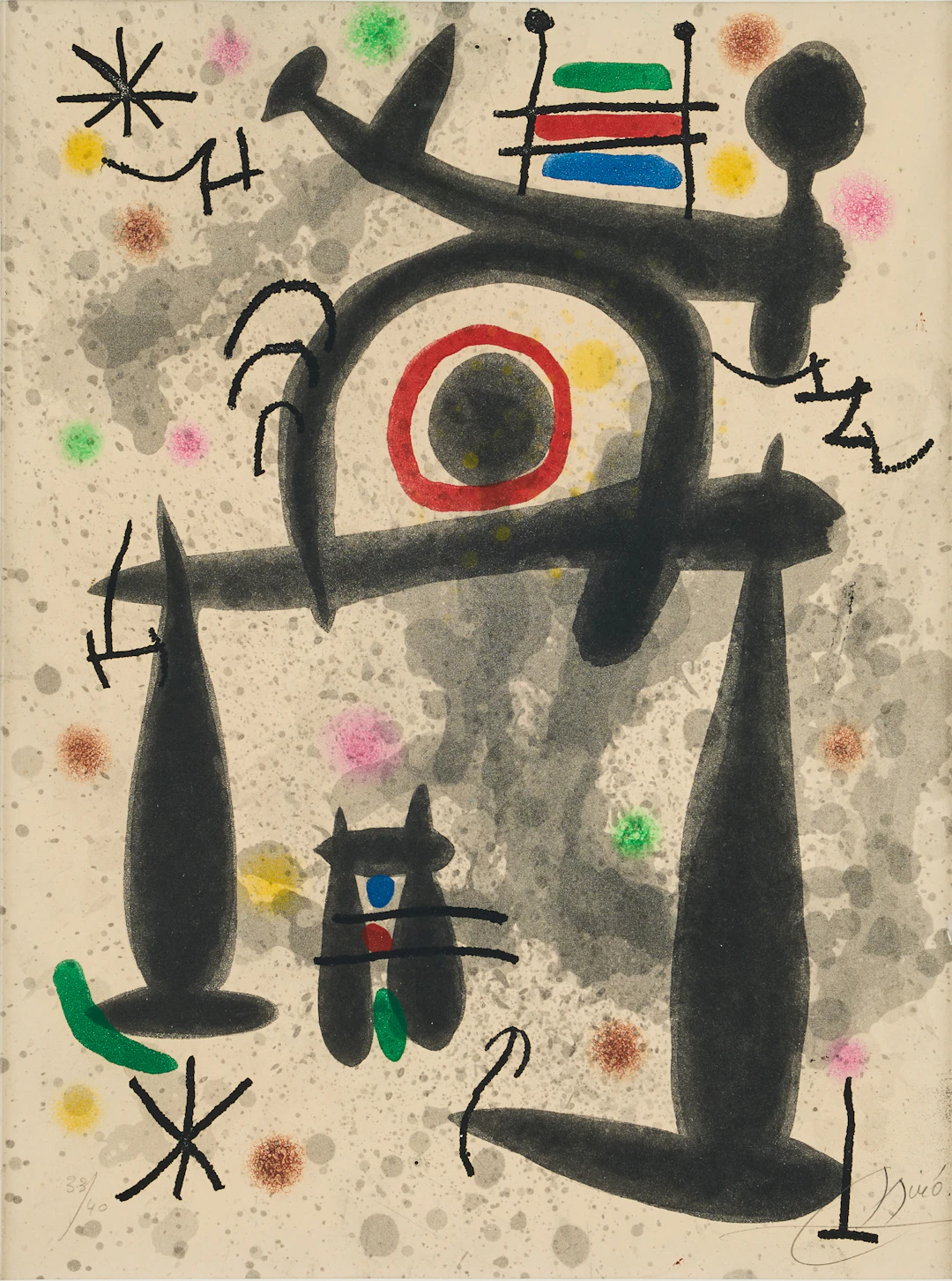 JOAN MIRÓ. "Le Miroir de l'Homme par les Bêtes".