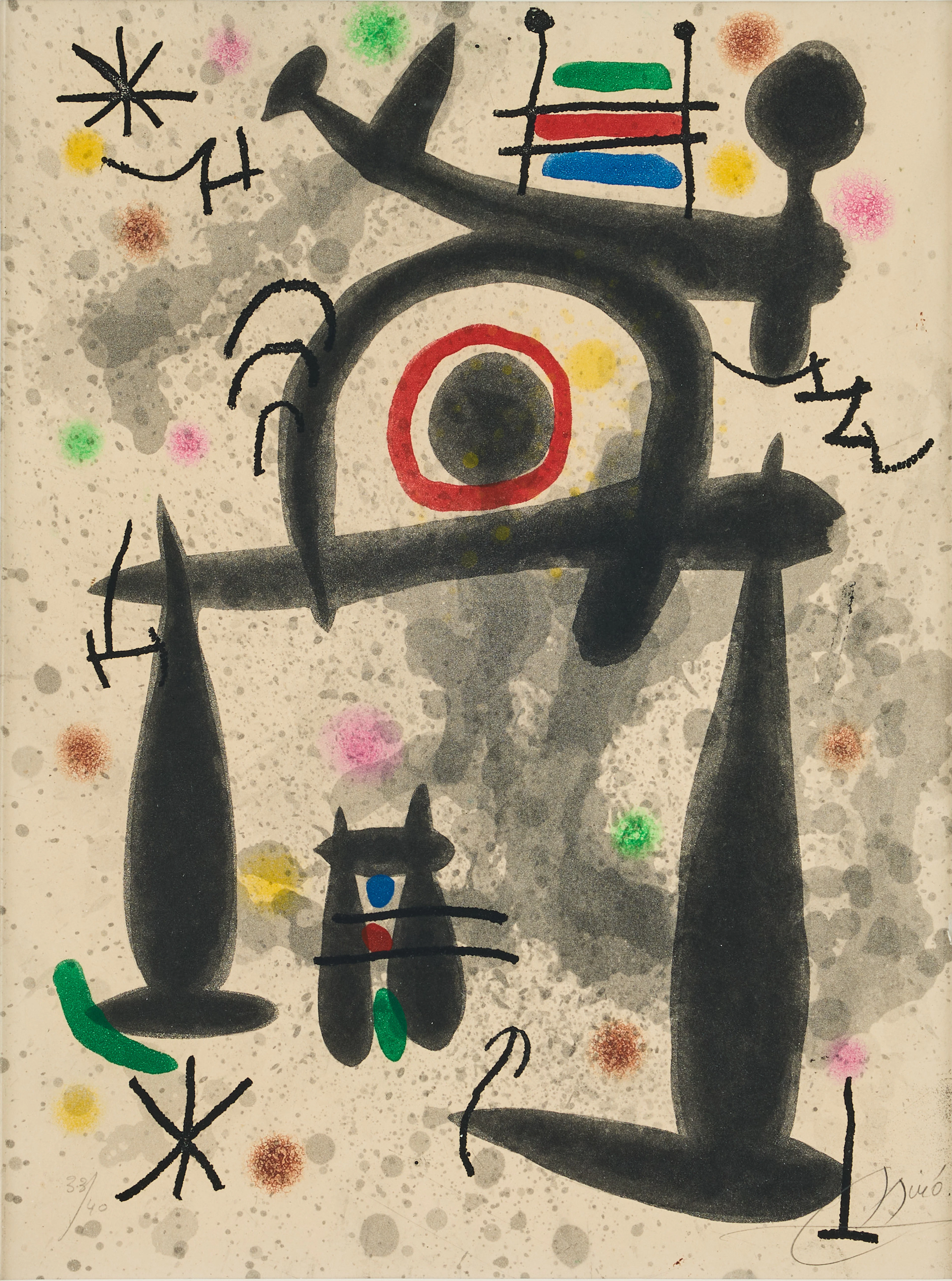JOAN MIRÓ. "Le Miroir de l'Homme par les Bêtes".