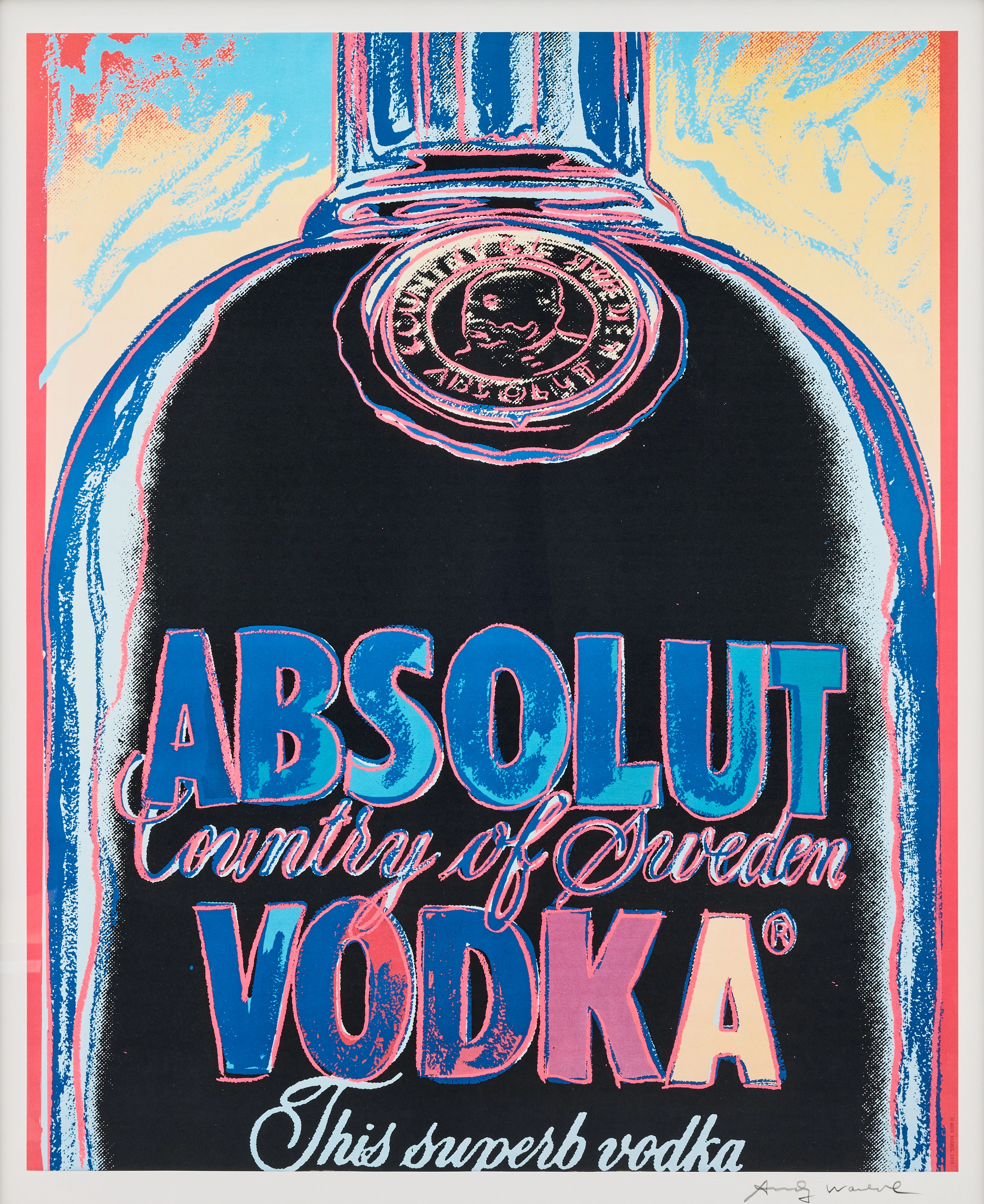 ANDY WARHOL. "Absolut Vodka".