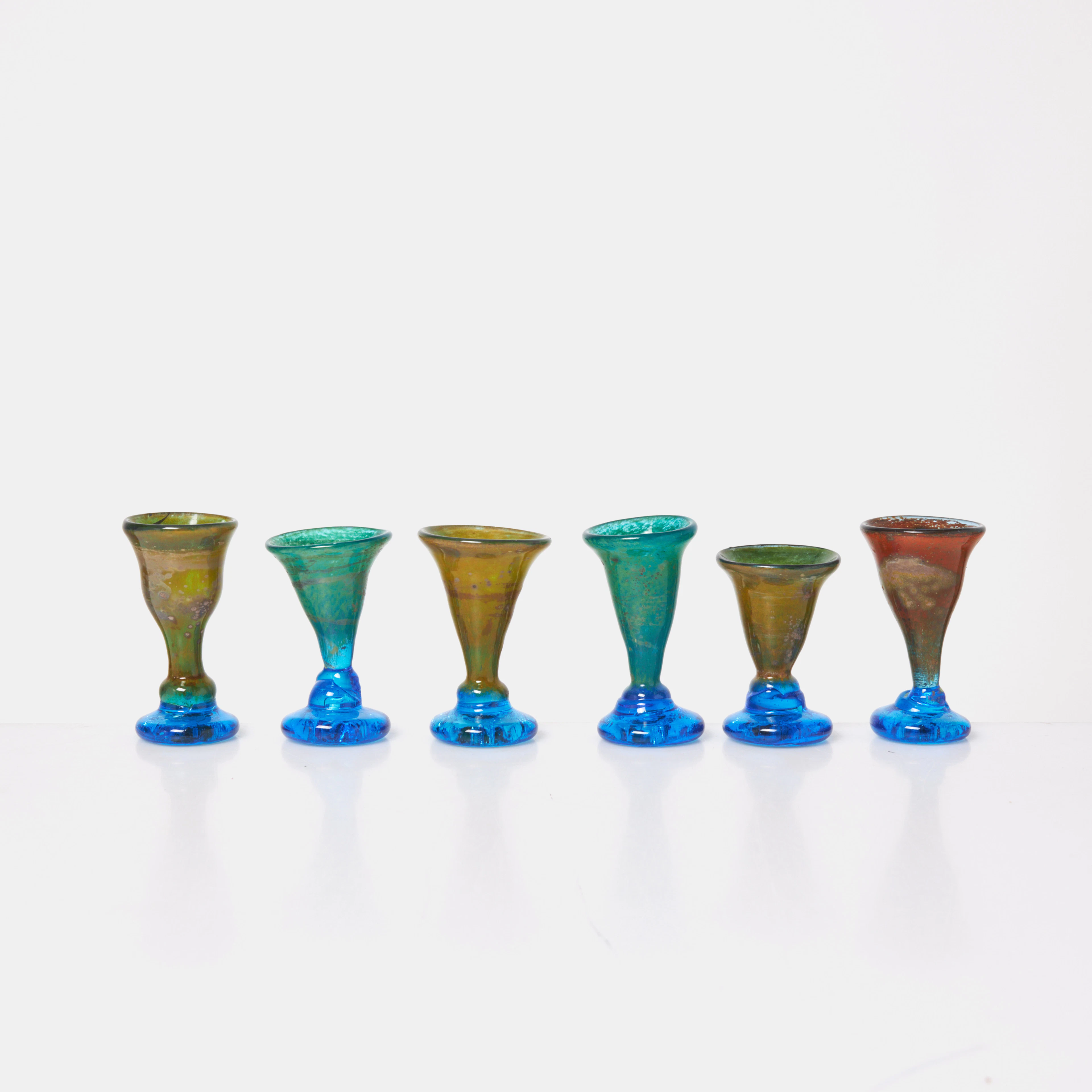 ÅSA BRANDT. Snapsglas, 6 st, Konsthantverkarna.