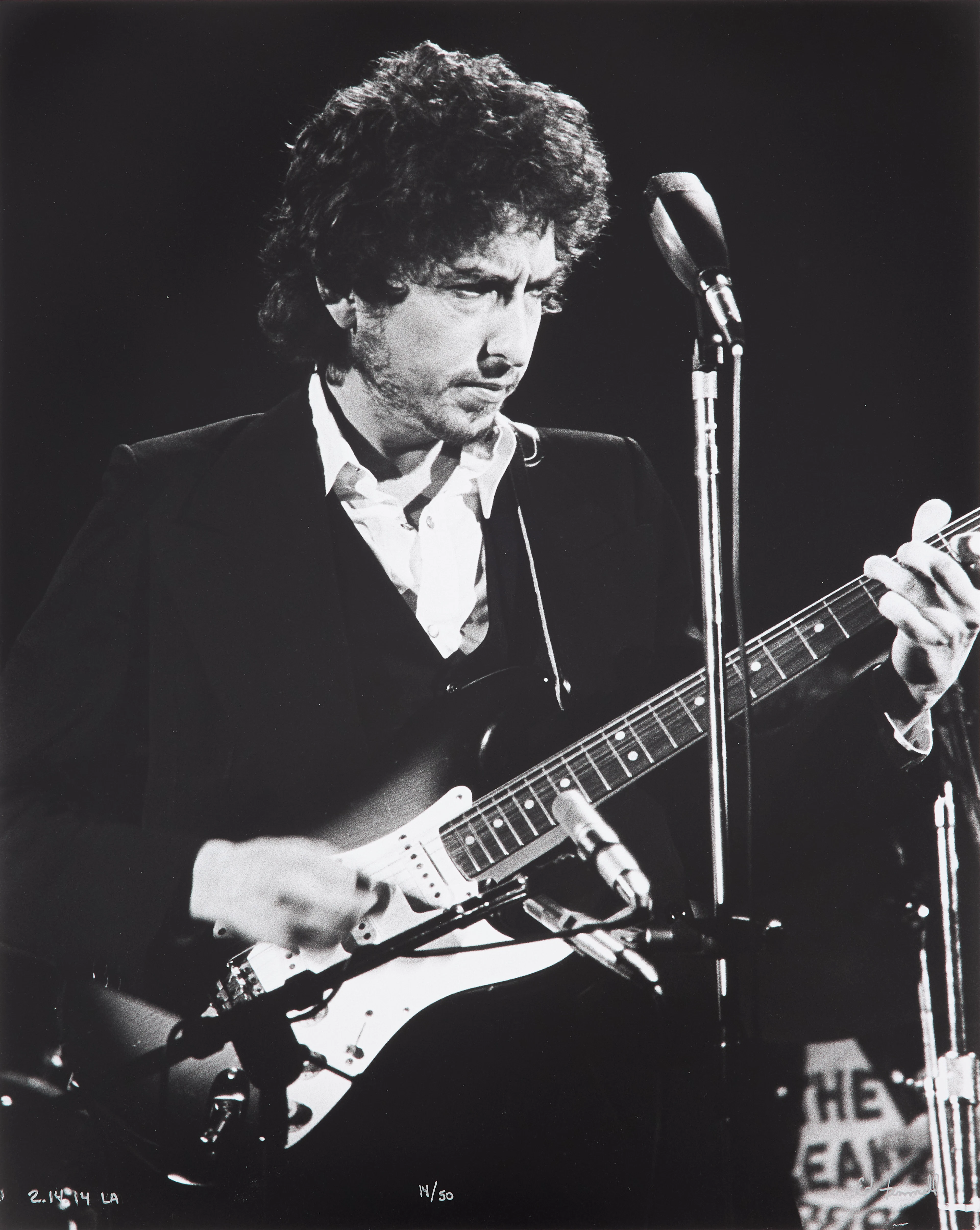 ED FINNELL. Bob Dylan & The Band, "Blood on the Tracks Tour", Los