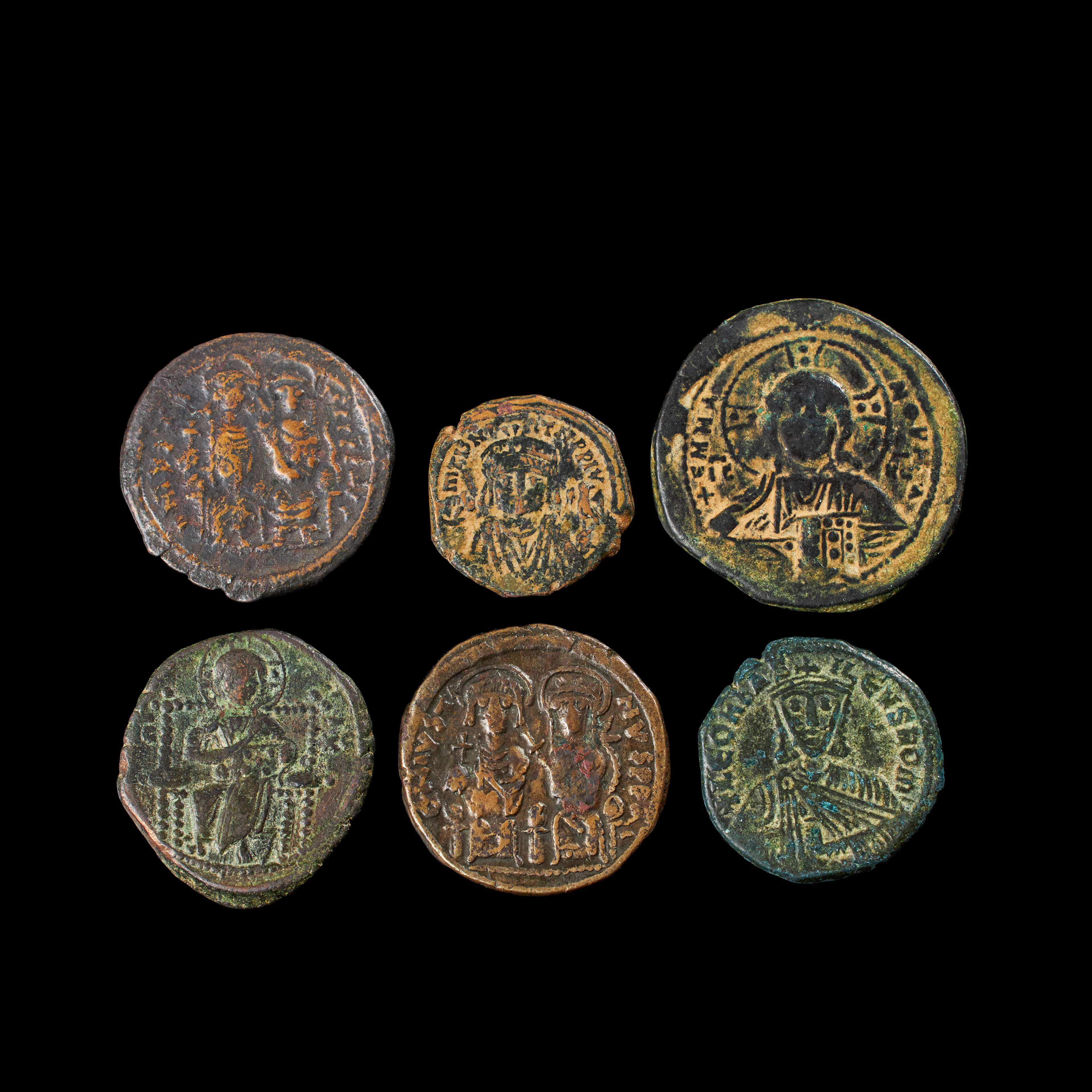 BRONSMYNT, 6 st, bysantinska ca 500-1100.