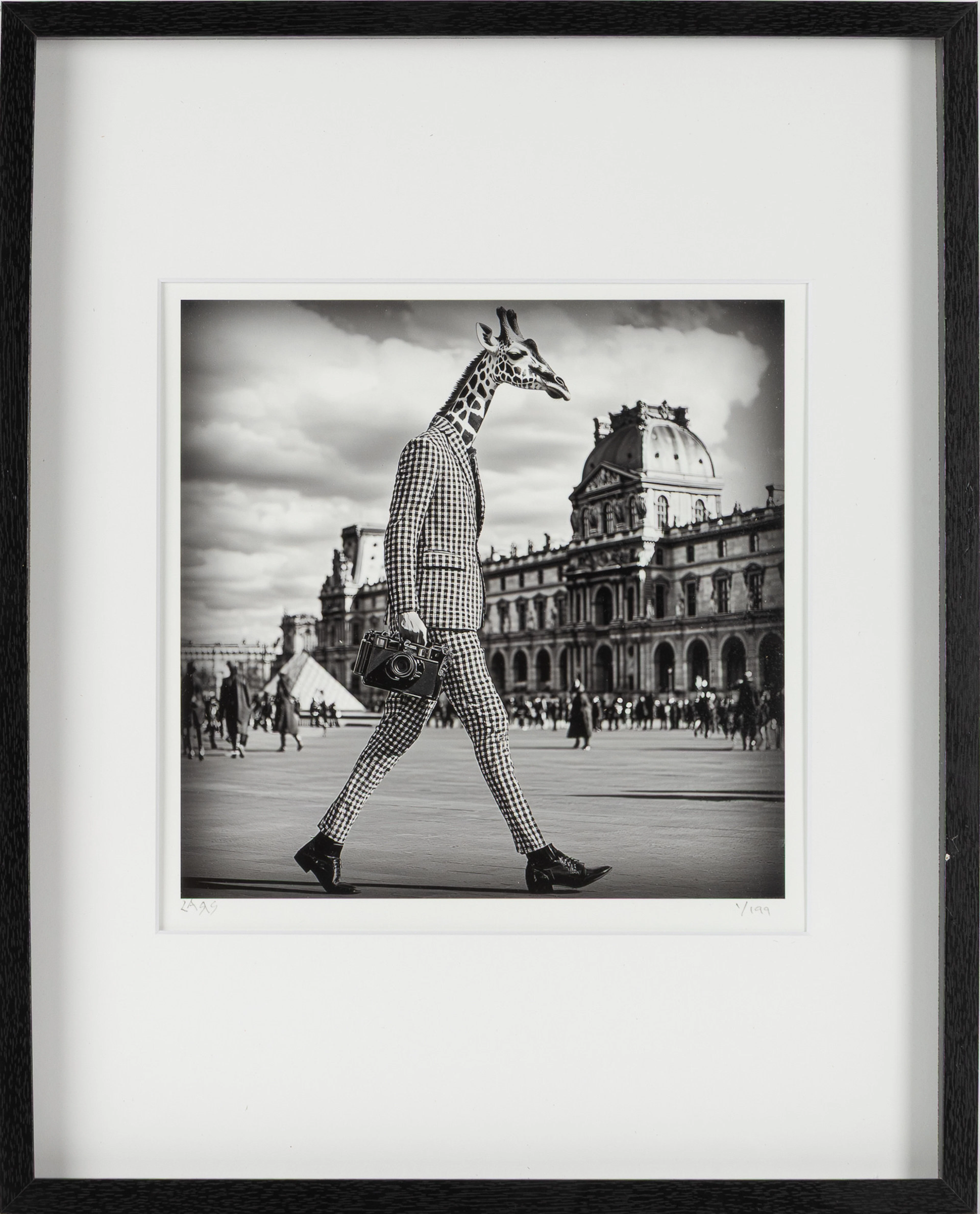 LARS TUNEBO. Giclée, giraff, signerad och numrerad 1/199.