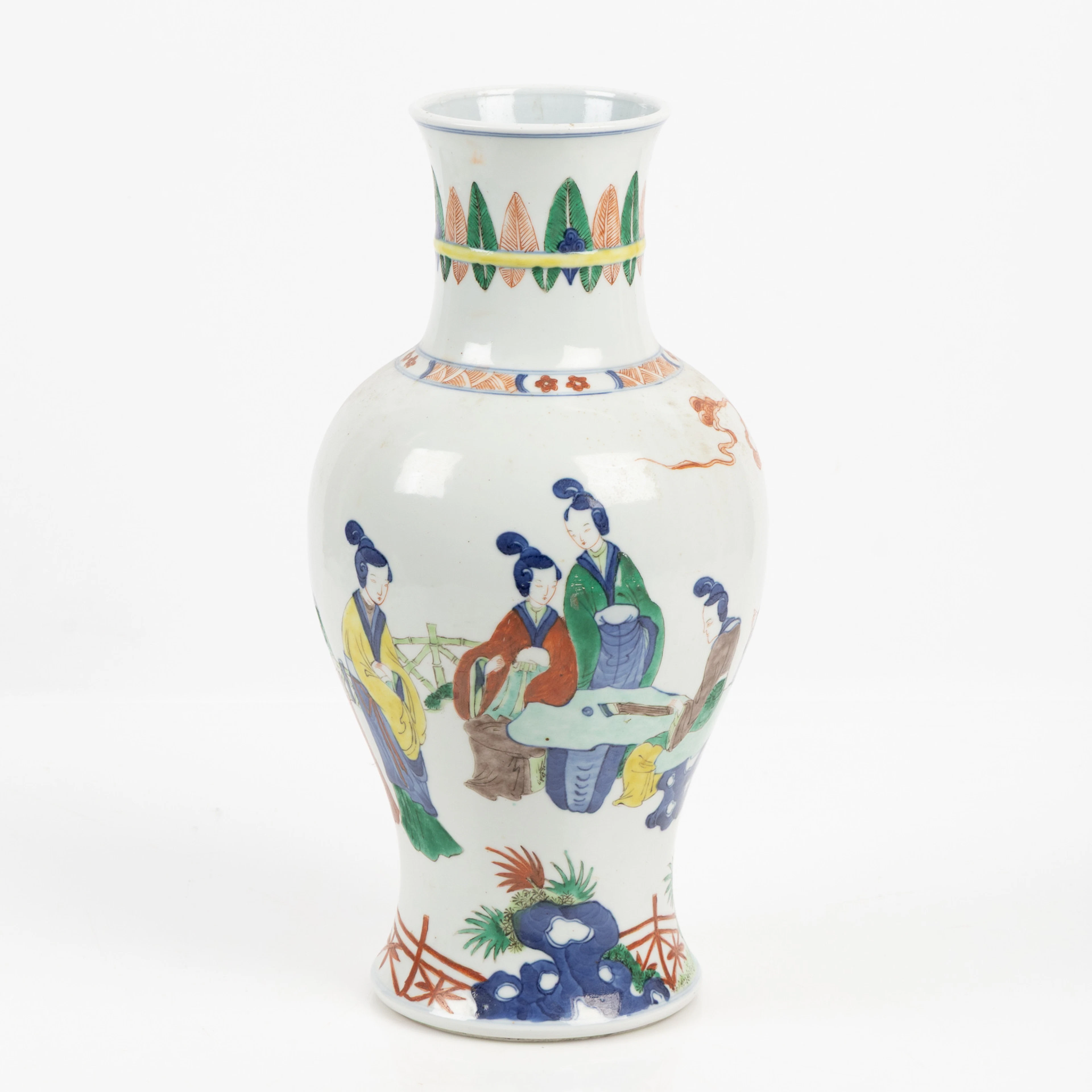 VAS, balusterformad, Kangxi-stil, Kina, omkring år 1900.