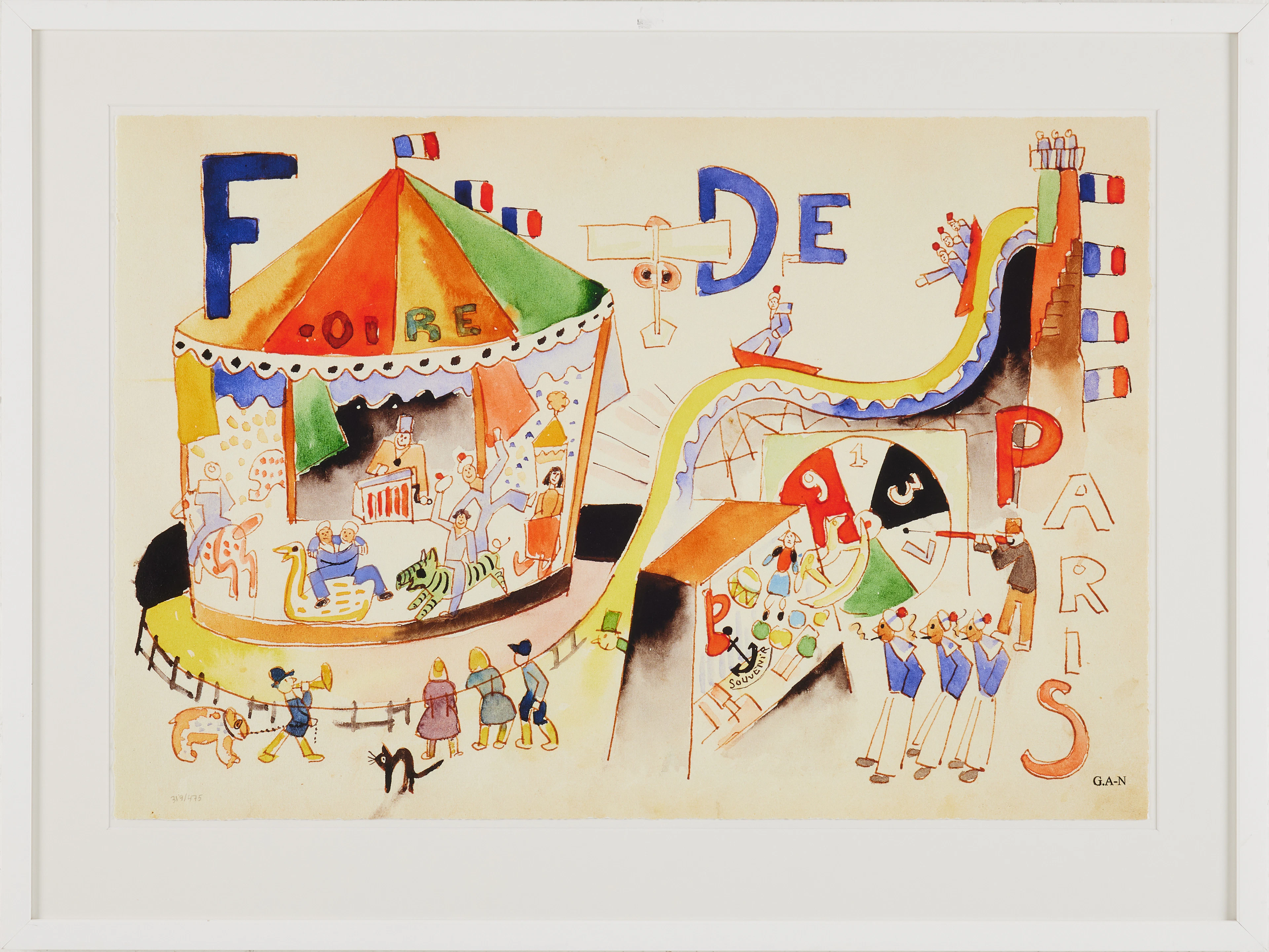 GÖSTA ADRIAN-NILSSON GAN (1884‑1965). ”De tre små sjömännens äventyr
