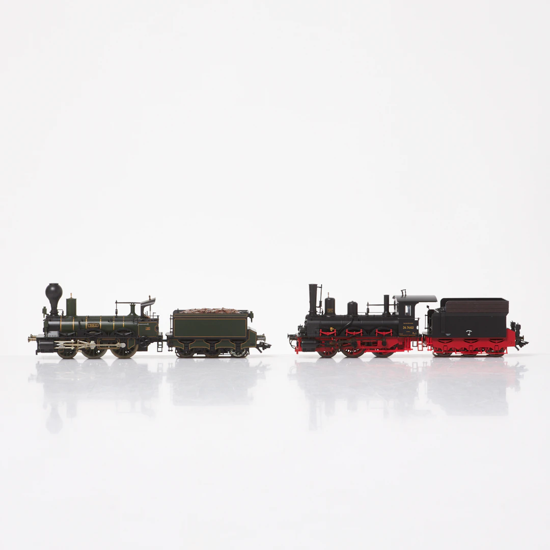 MÄRKLIN H0, 2 st, ånglok, nr. 37971 samt 37972, i originalkartonger.