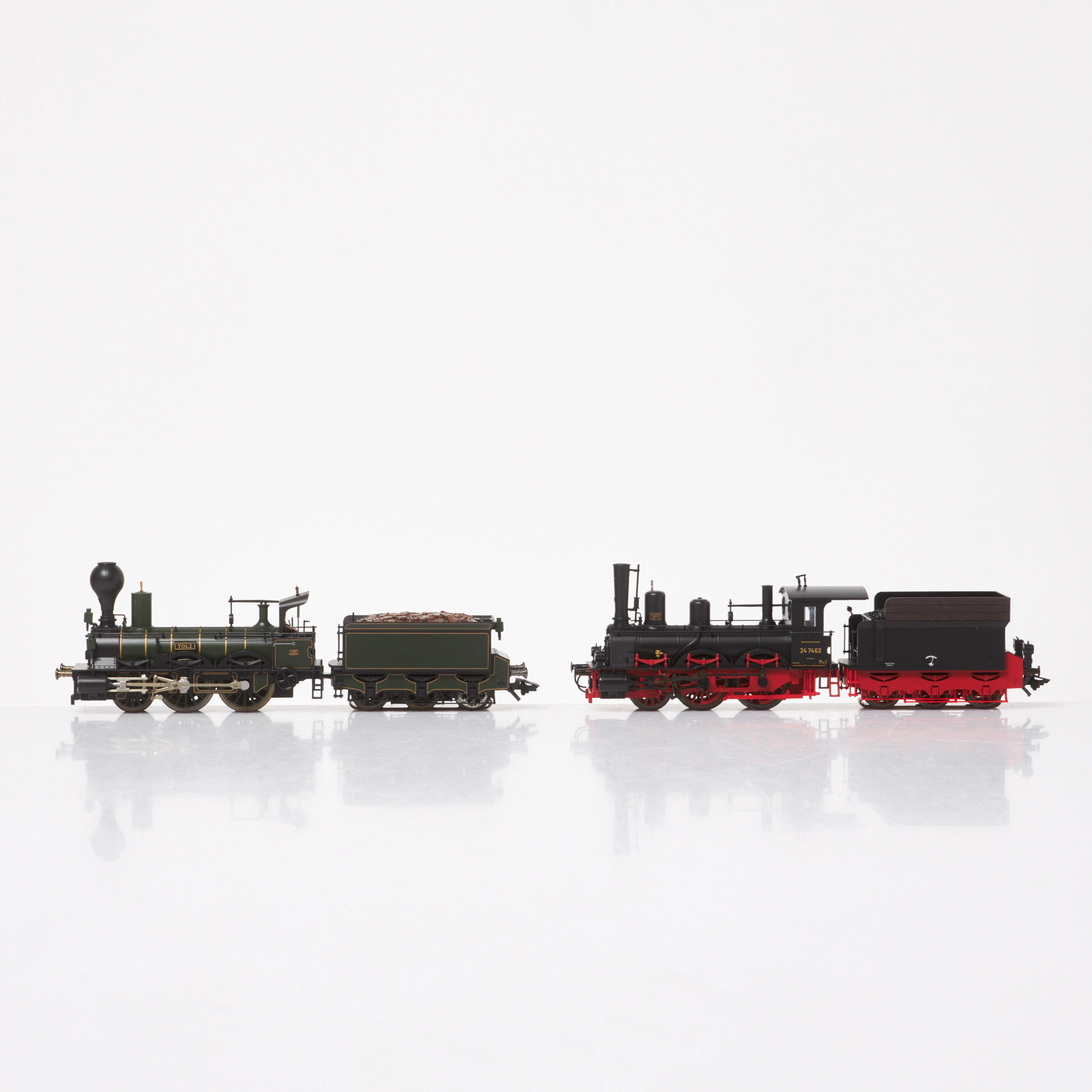 MÄRKLIN H0, 2 st, ånglok, nr. 37971 samt 37972, i originalkartonger.