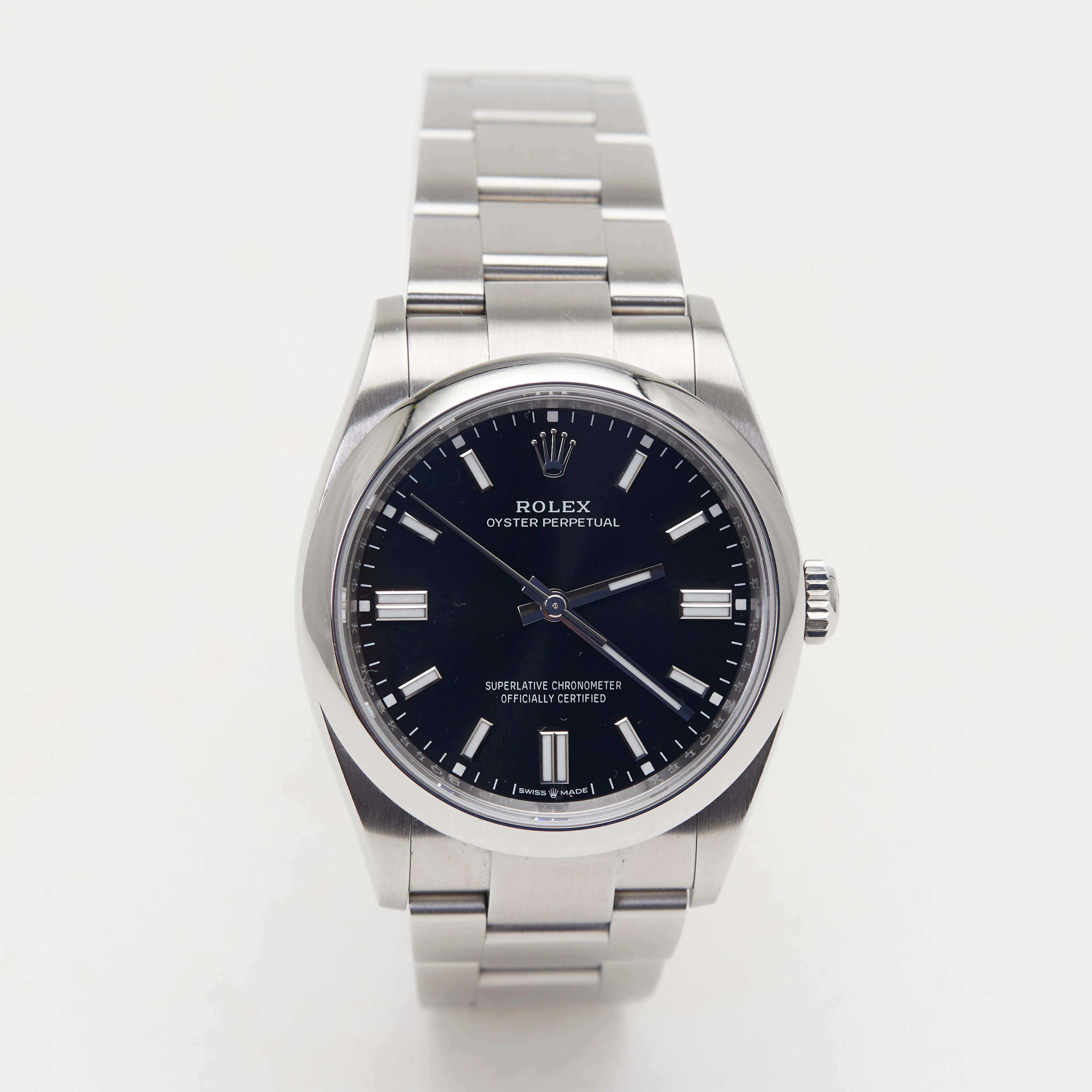 ROLEX. Armbanduhr, Oyster Perpetual, 36 mm, Ref. 126000, Edelstahl