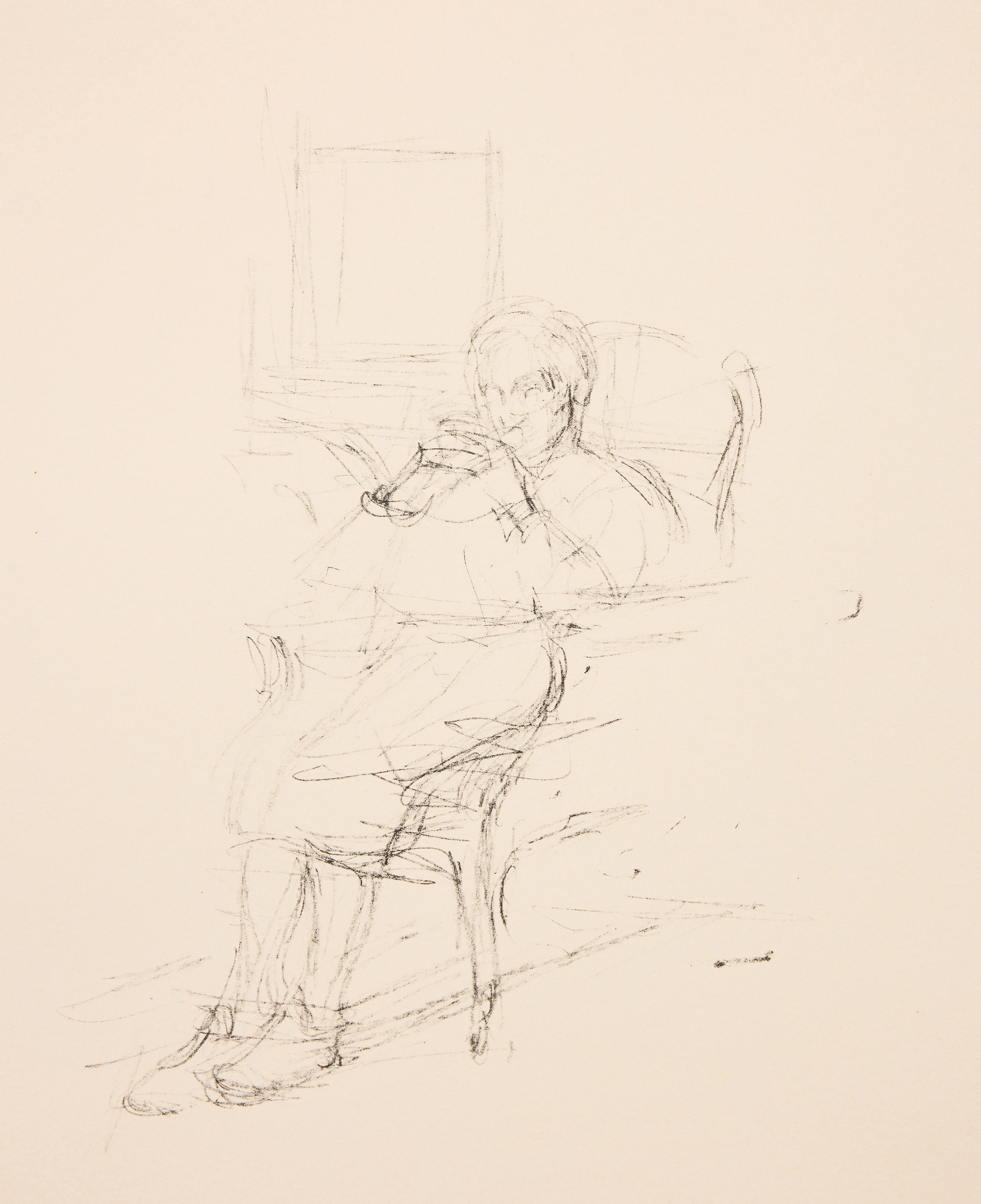 ALBERTO GIACOMETTI (ITALY 1901-1966). "The Artist's Mother Seated