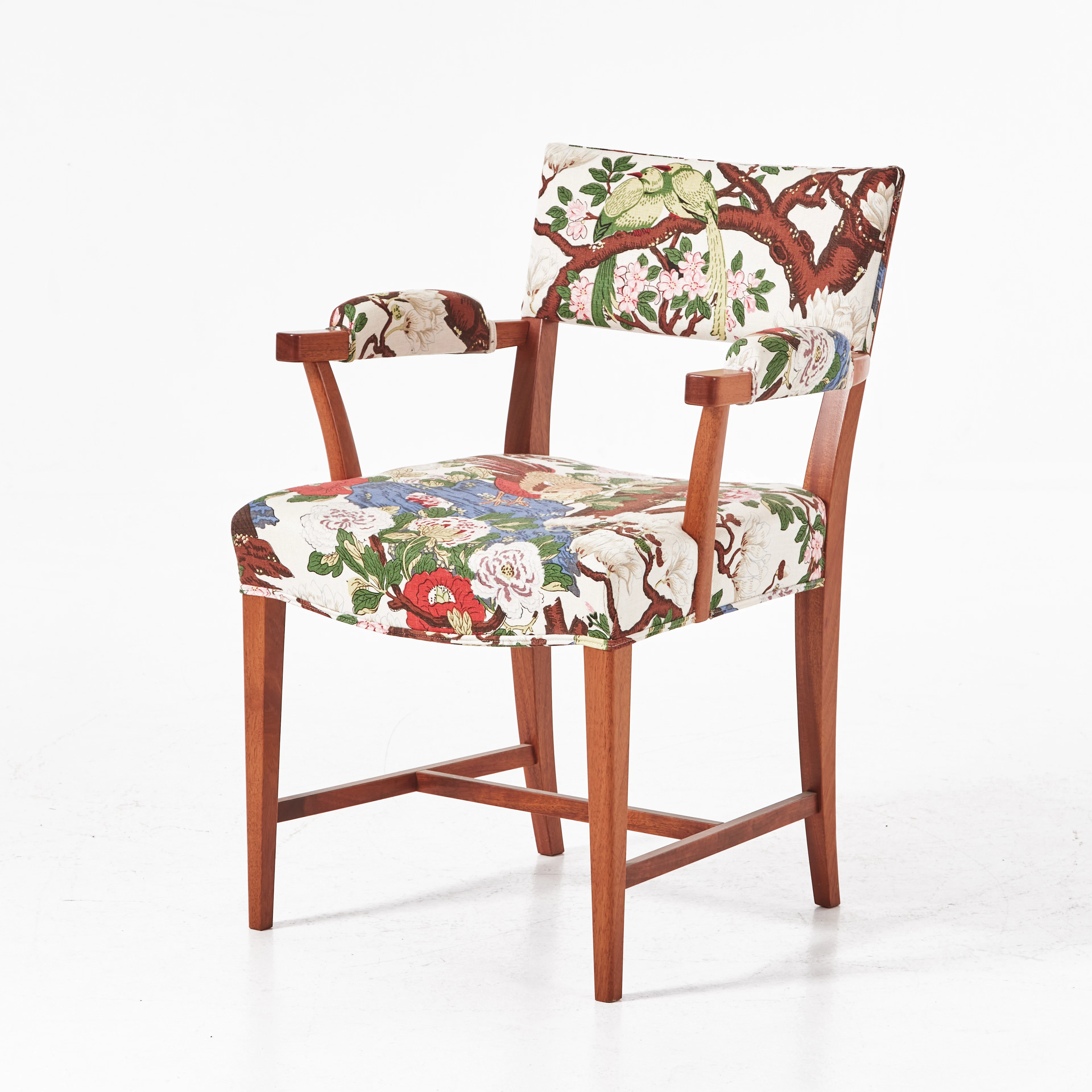 JOSEF FRANK. Karmstol, Firma Svenskt Tenn, modellnummer 695, stomme