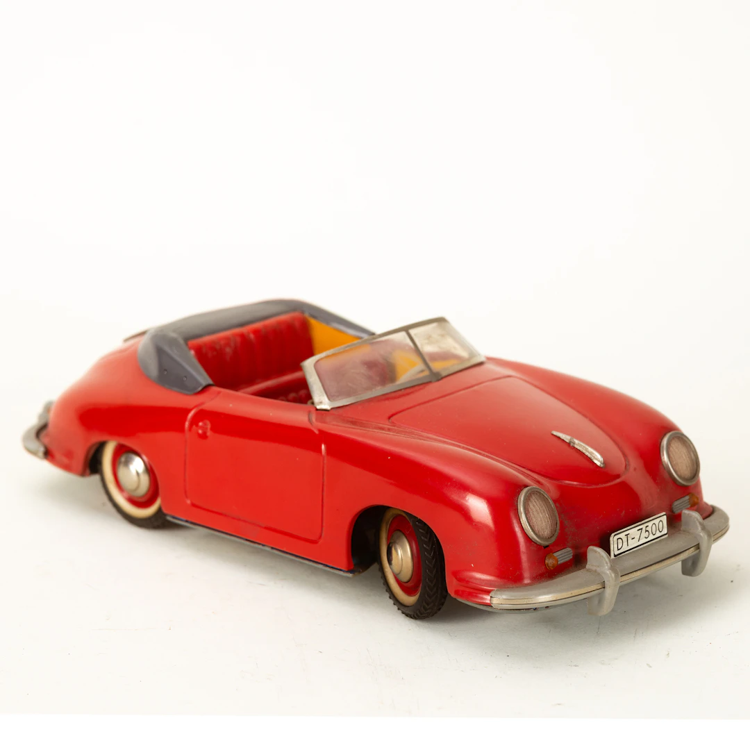 JOHANN DIESTLER. Porsche 356, ´Electromatic 7500 FS ` in Rot , Nürnberg