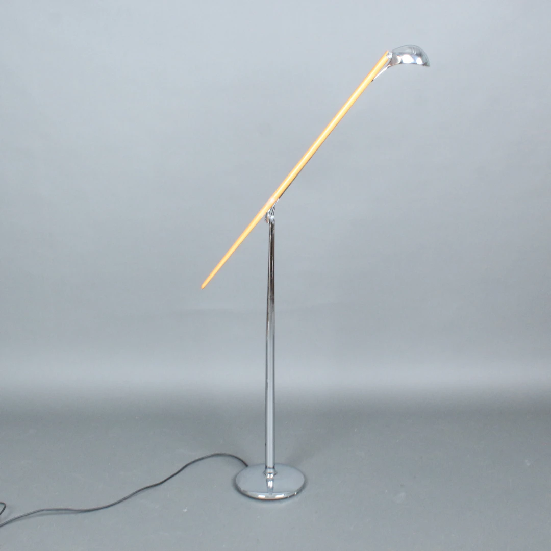 JORGE PENSI. für B Lux, '' Bluebird '' Halogen-Stehlampe aus verchromtem