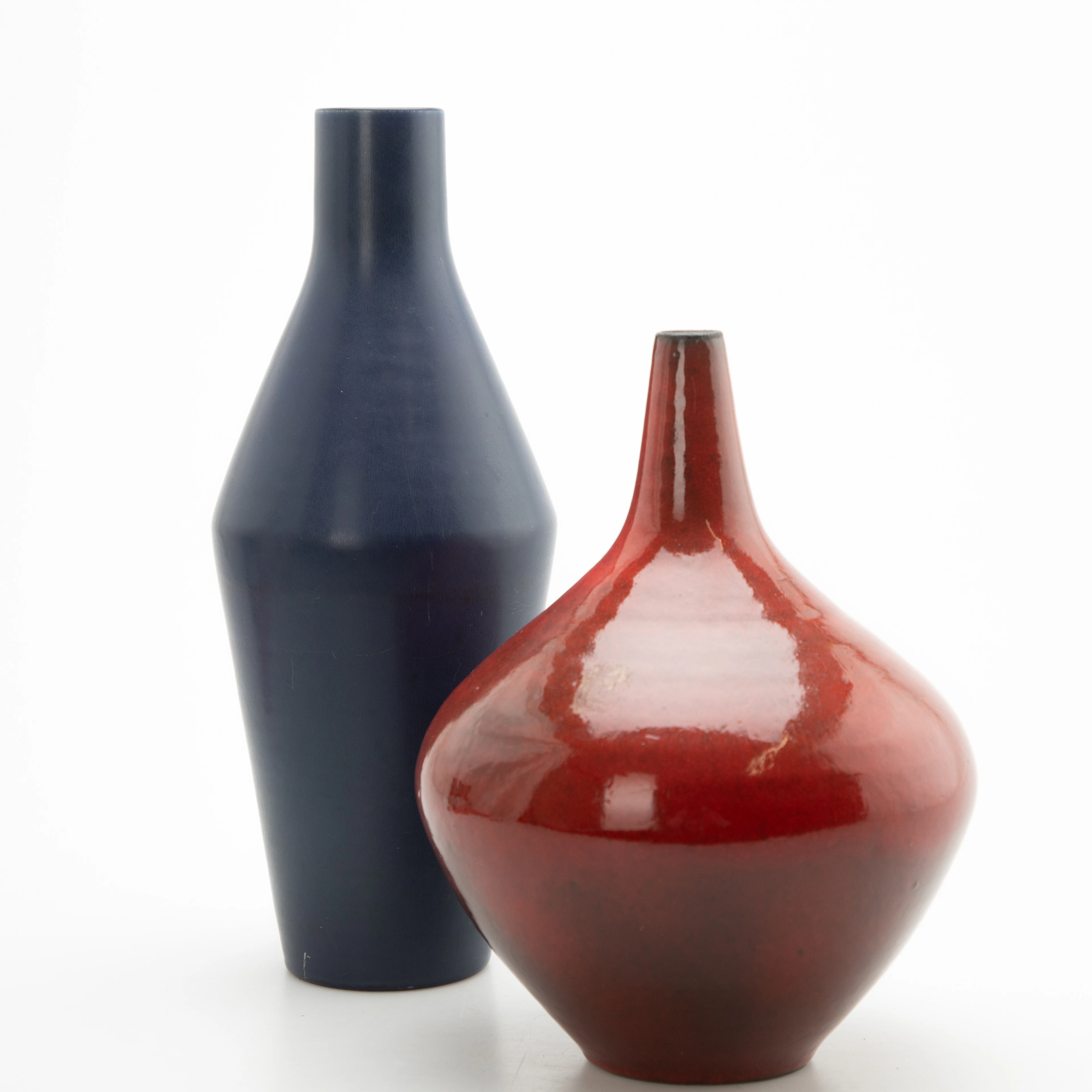 Paar Keramikvasen, u.a. Villeroy & Boch, Deutschland, 1960er Jahre (2).