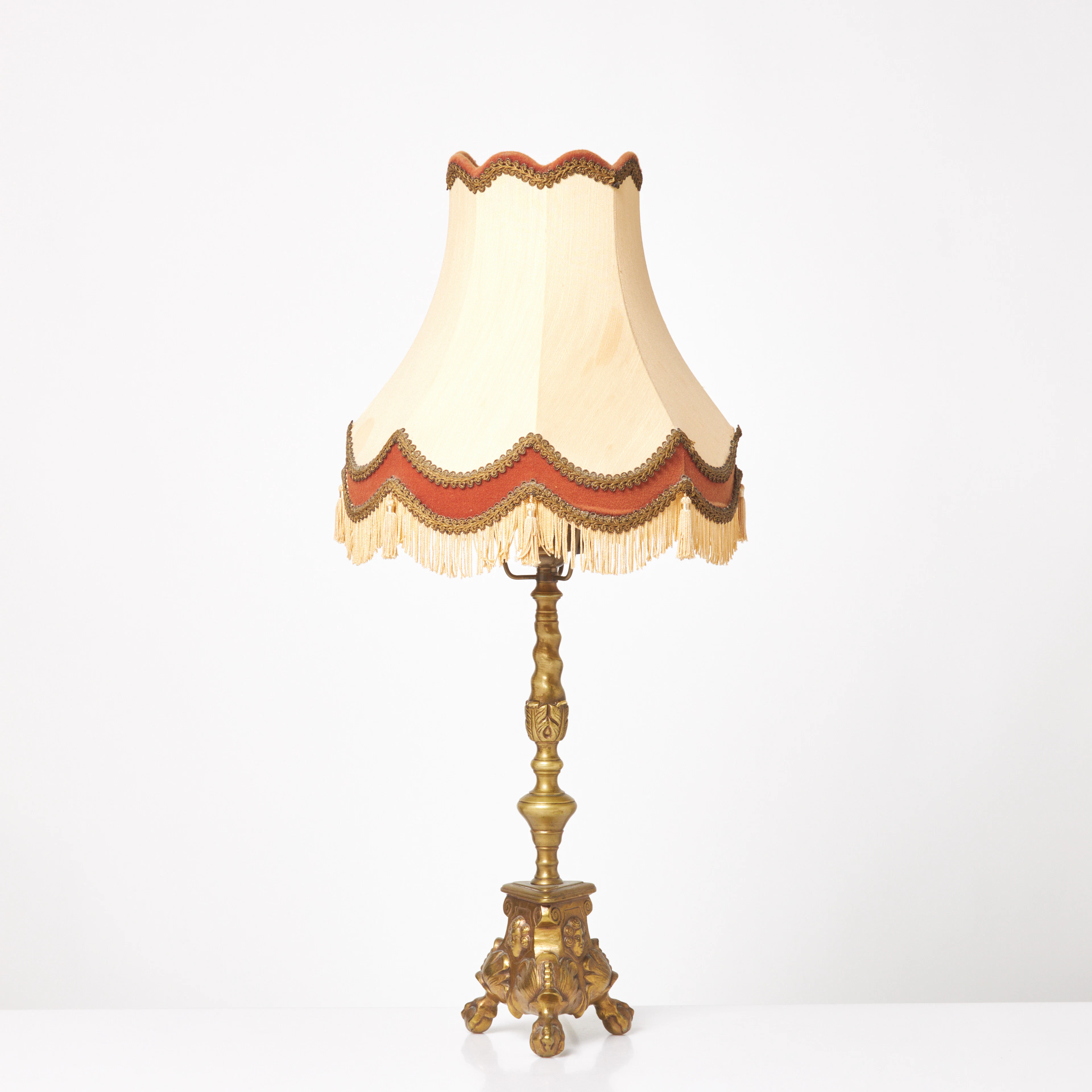 BORDSLAMPA, mässing, Zenith, 1900-tal.