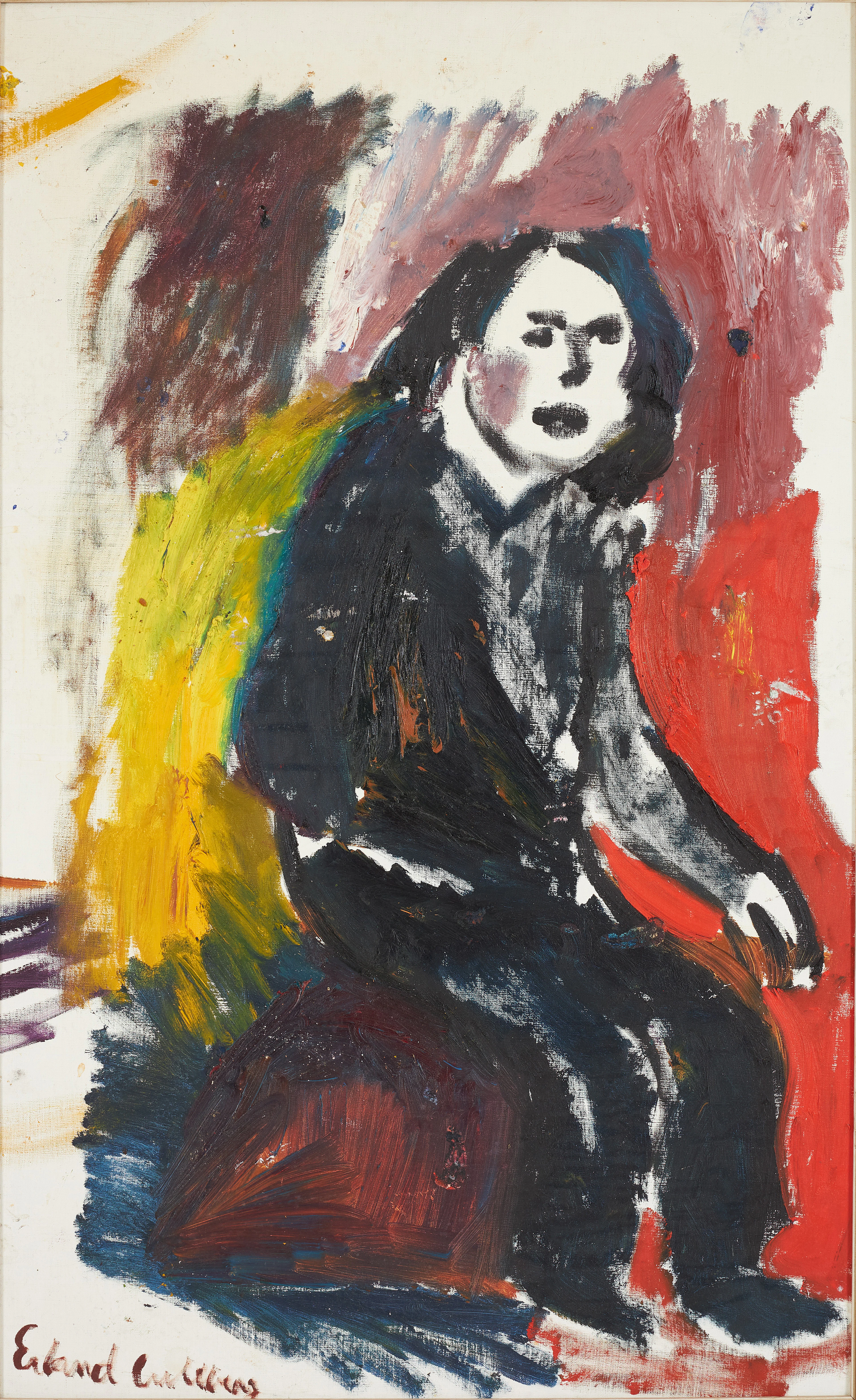 ERLAND CULLBERG. "Självporträtt".