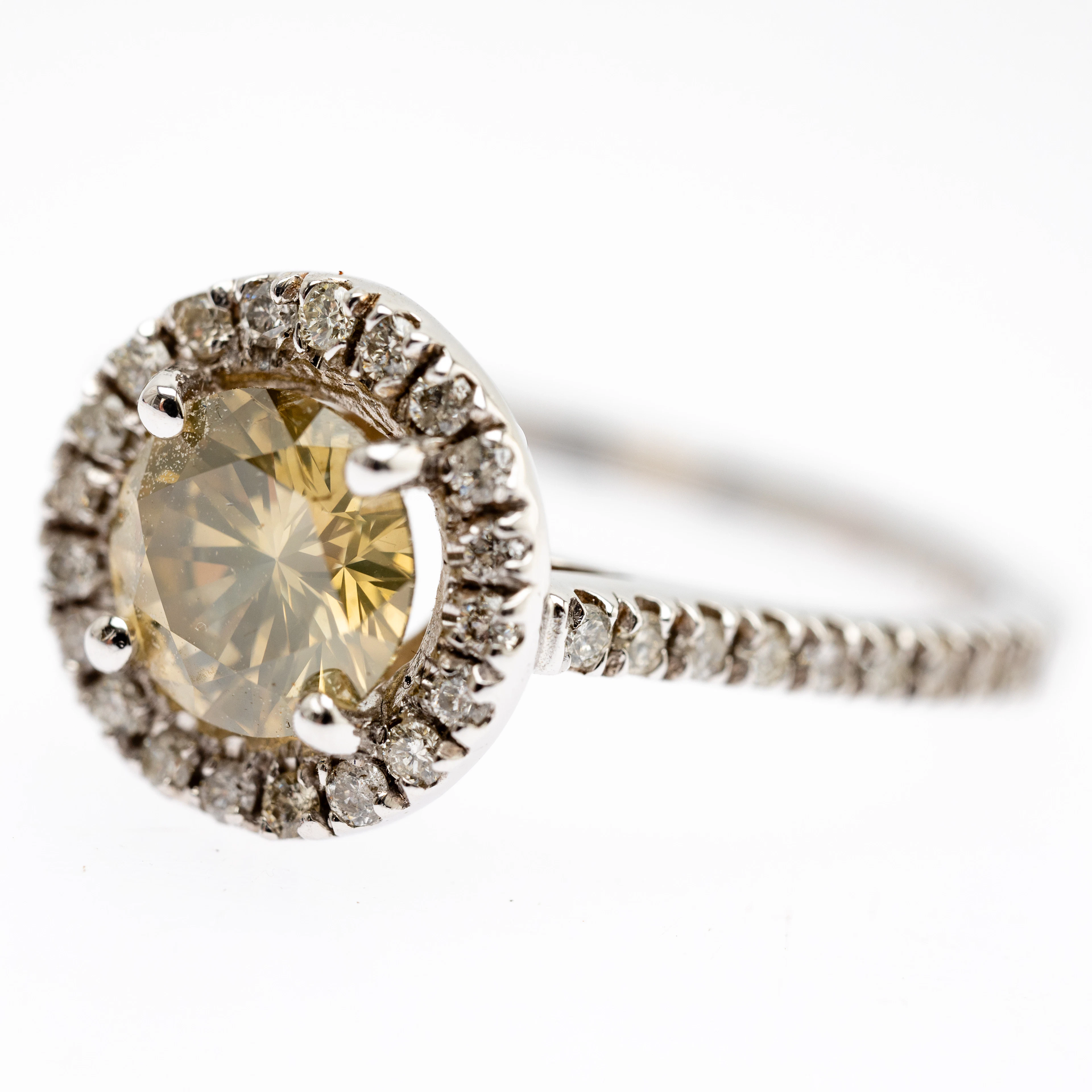 Solitär Diamantring.