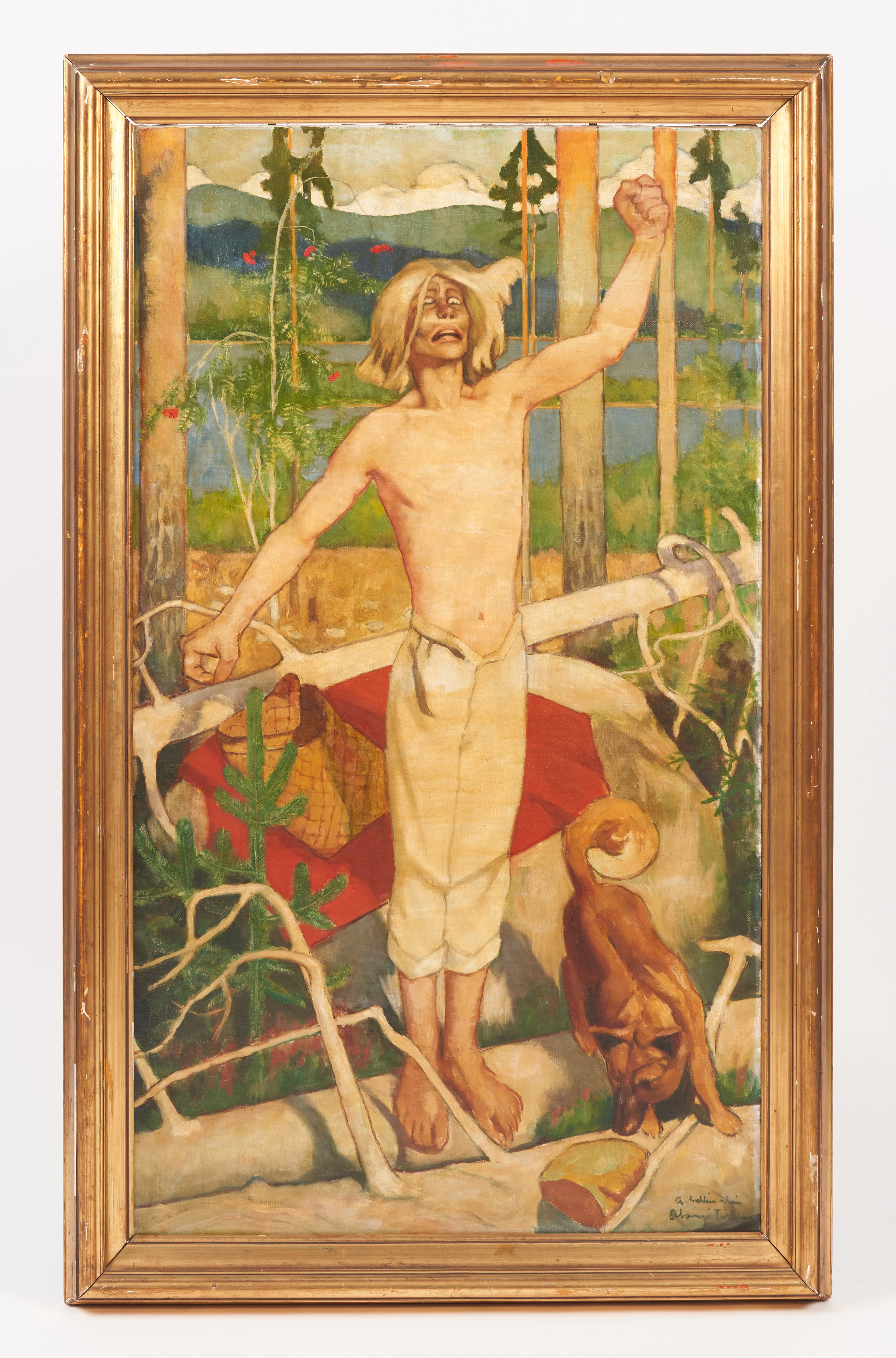 TIVADAR ABONYI (1887 - 1968) NACH AKSELI GALLEN-KALLELA (1865 - 1931).