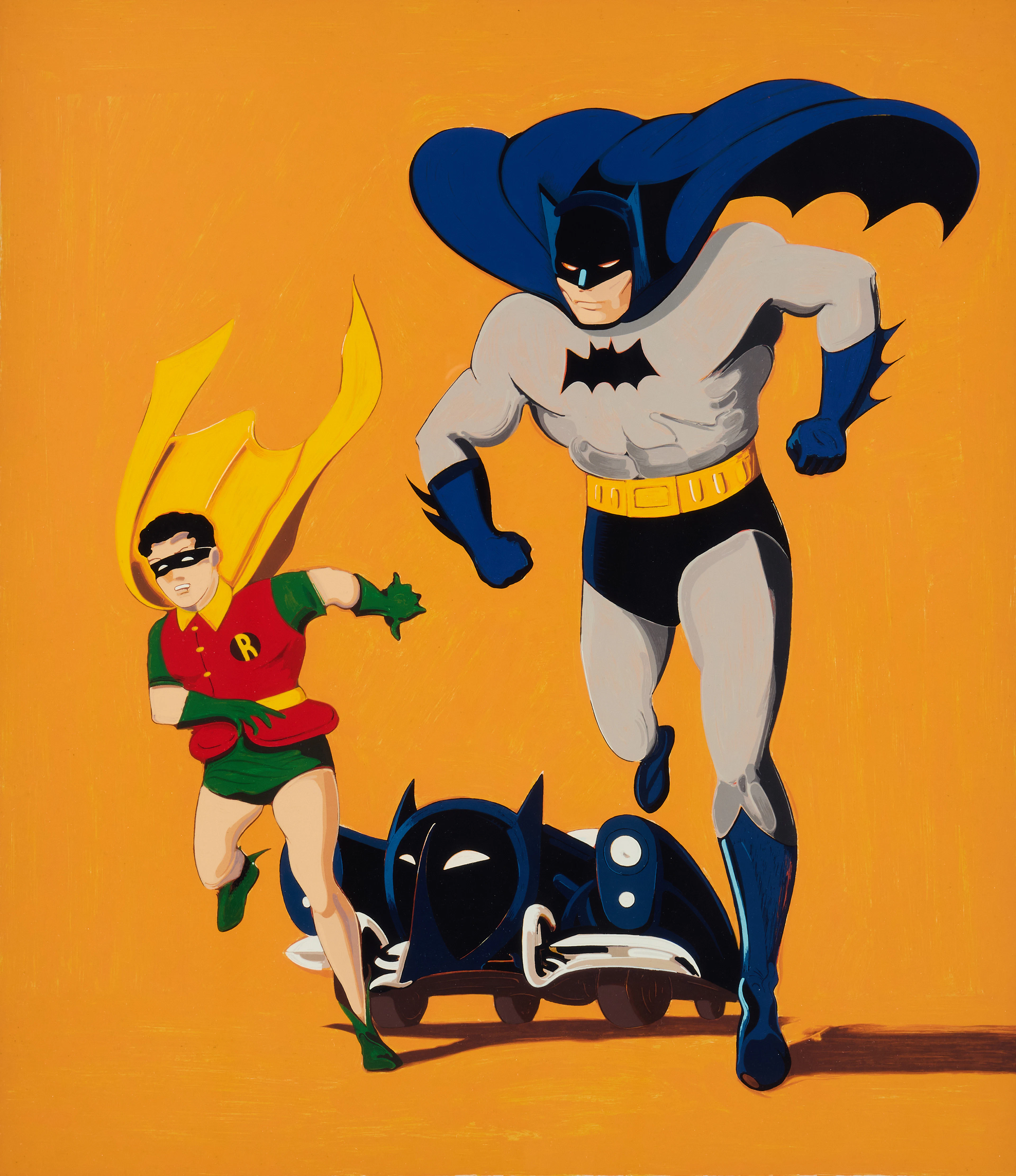 MEL RAMOS (USA 1935-2018). "Batman, Robin and Batmobile".