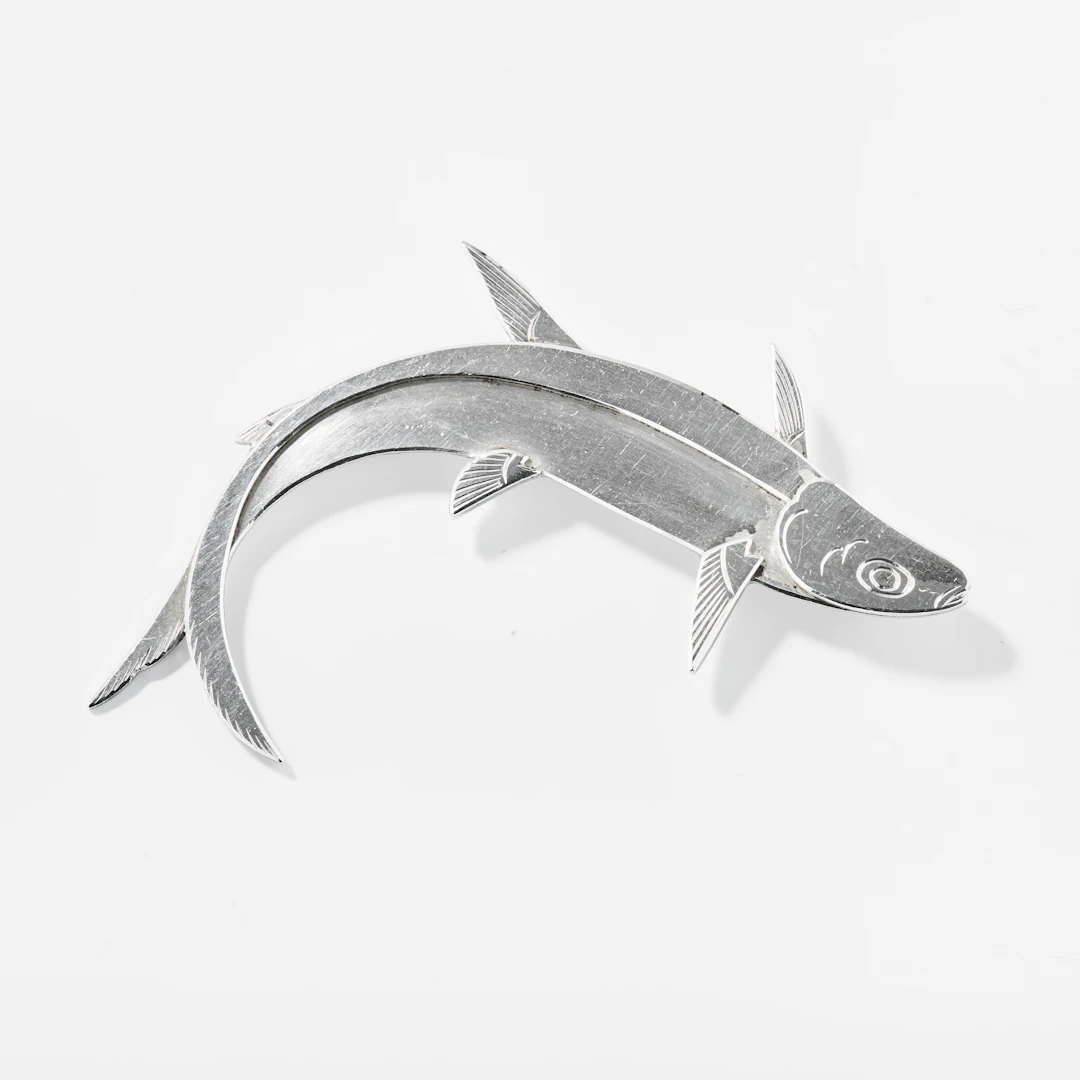 WIWEN NILSSON. Brosch, sterlingsilver, no 21, Lund 1954.