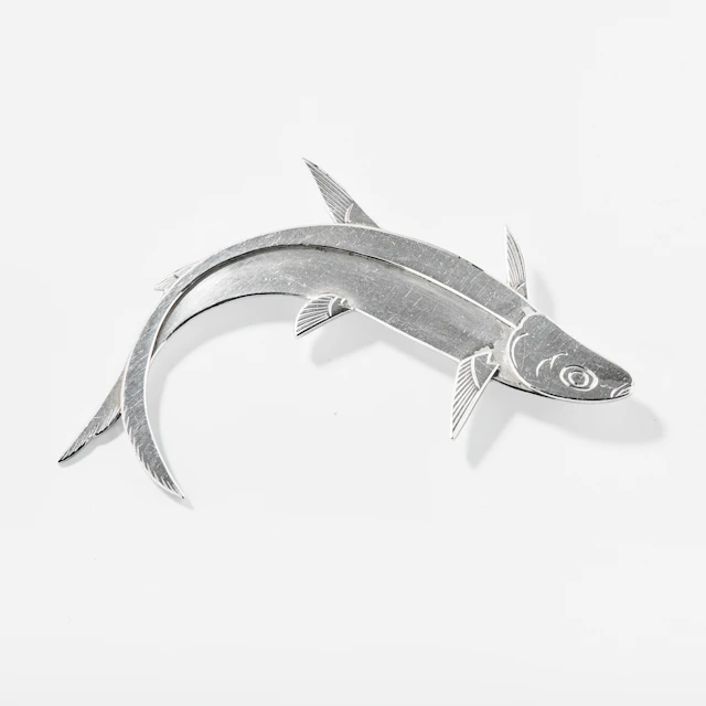 WIWEN NILSSON. Brosch, sterlingsilver, no 21, Lund 1954.