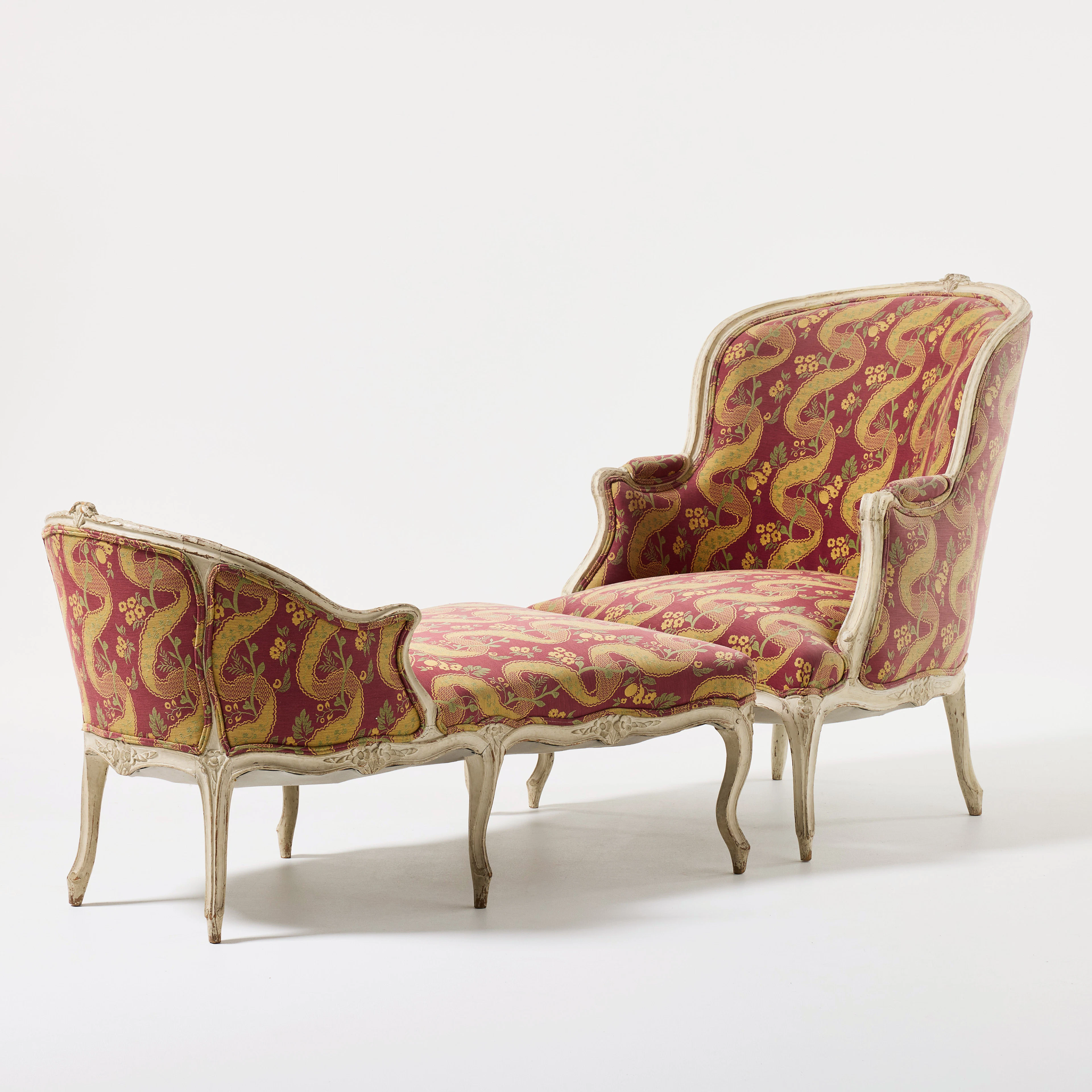 DUCHESSE BRISÉE, parisarbete i Louis XV, 1700-talets andra hälft
