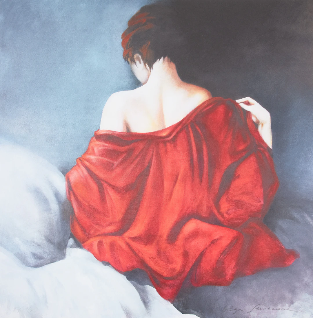 OLGA SEMENOVA. "Dream", pigmentprint, signerad och numrerad EA 7/7.