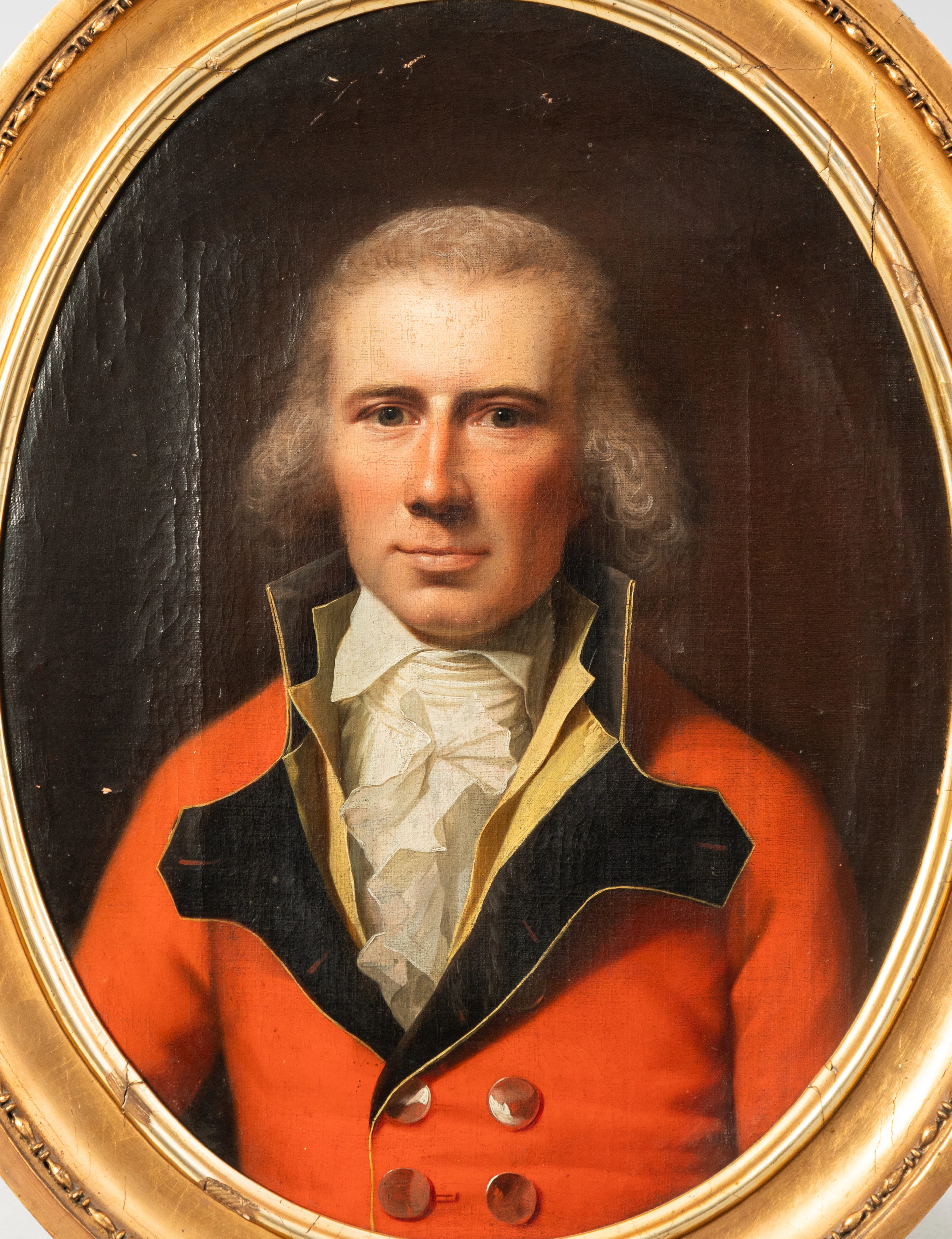JENS JUEL (1745-1802). Portrait Major Lars von Benzon (1763-1823).