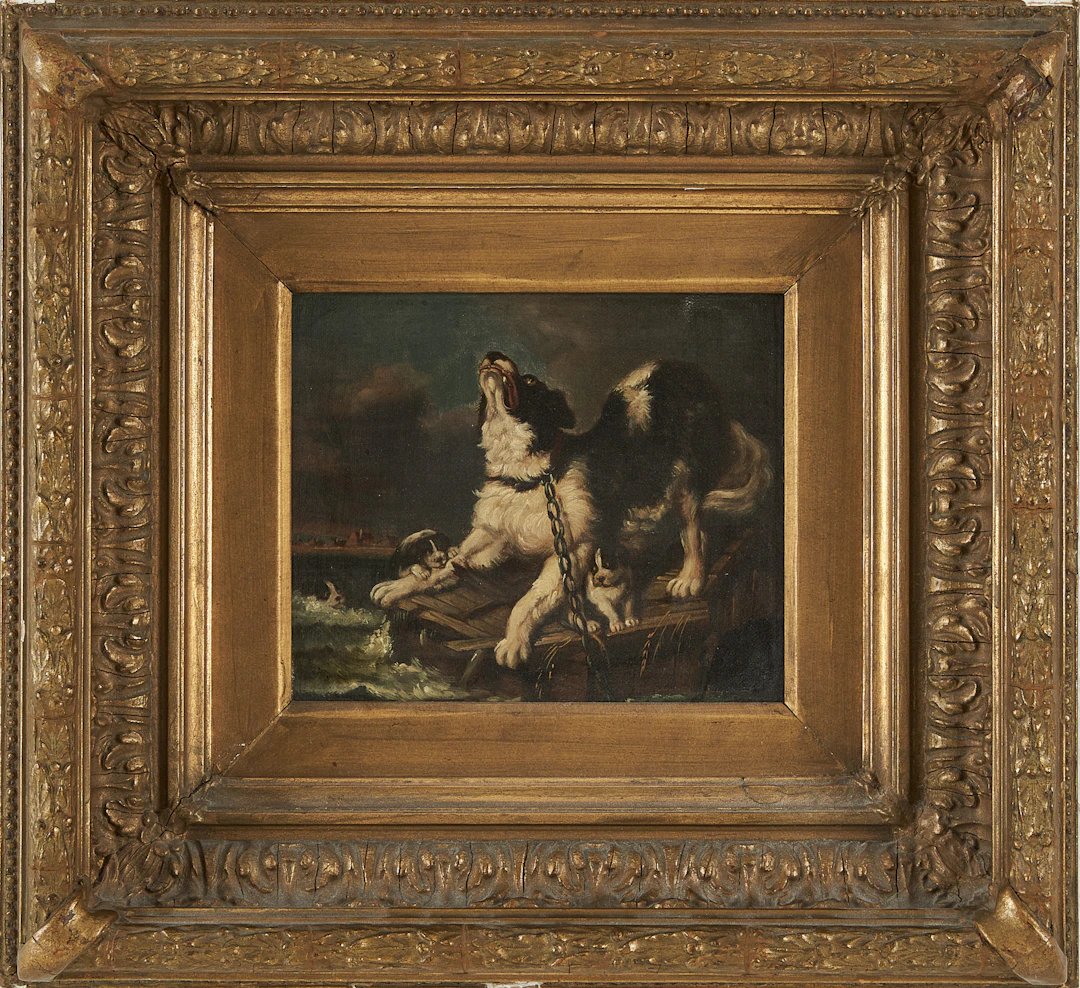 CARL FREDRIK KIÖRBOE (1799-1876). Kopia efter, 1800-tal. Översvämningen.