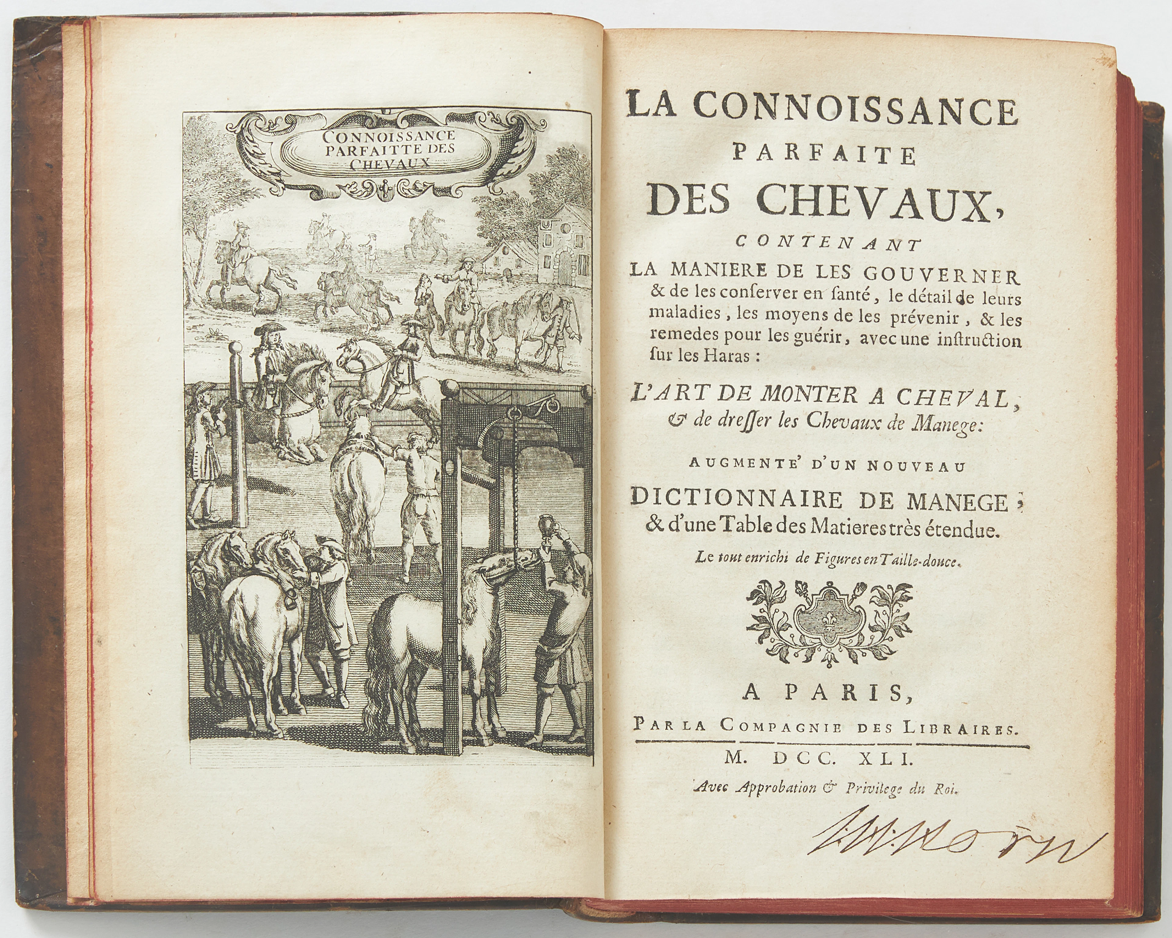 HIPPOLOGY - LIGER, La connoissance parfaite des chevaux, provenance