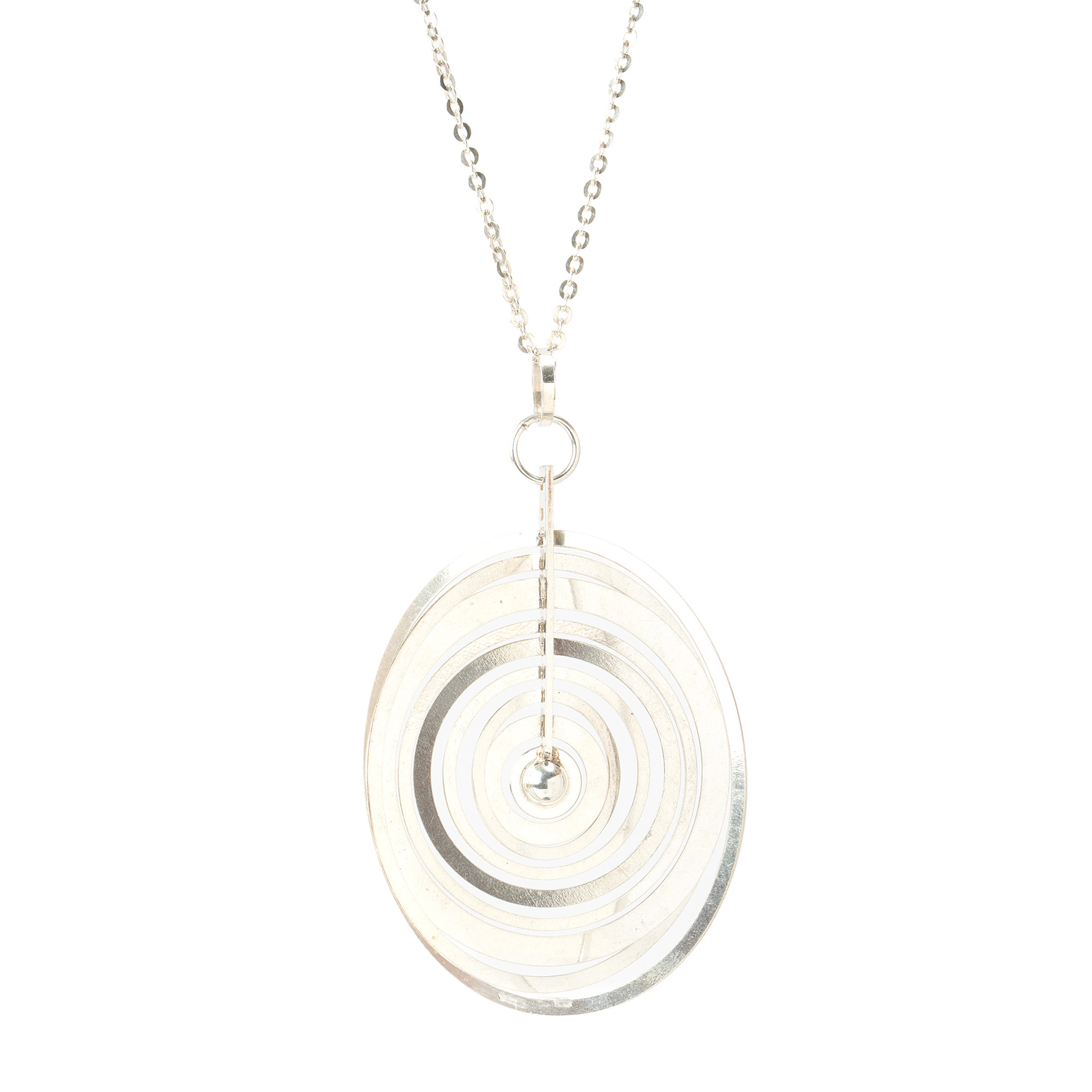 TAPIO WIRKKALA, hänge, "Silver Moon/ Hopeakuu", sterlingsilver, stämplat