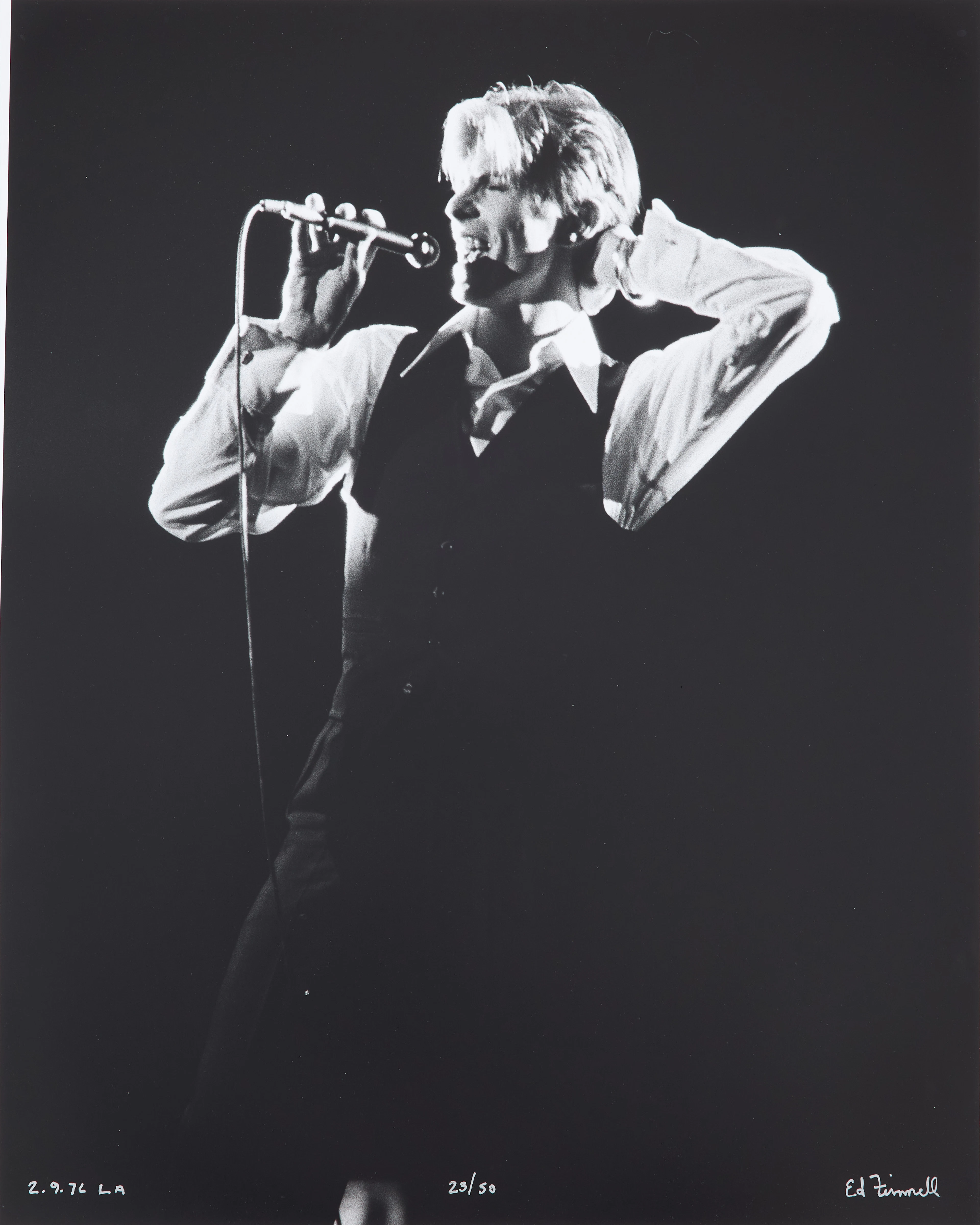 ED FINNELL (USA/SVERIGE, FÖDD 1956). David Bowie som "The Thin White