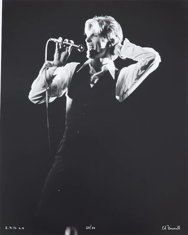 ED FINNELL (USA/SVERIGE, FÖDD 1956). David Bowie som "The Thin White
