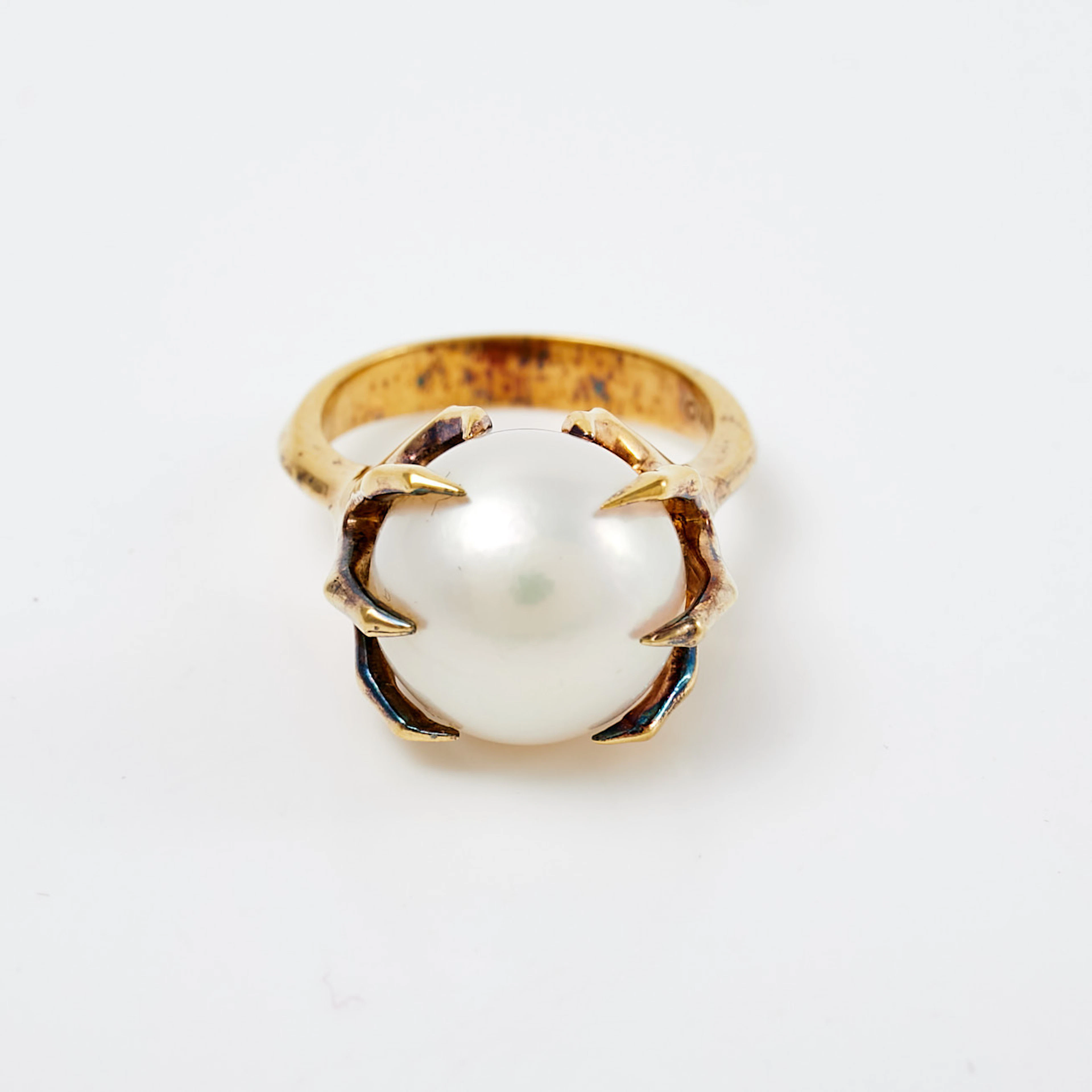 MARIA NILSDOTTER, "Claw Ring", ring, förgyllt sterlingsilver, klo