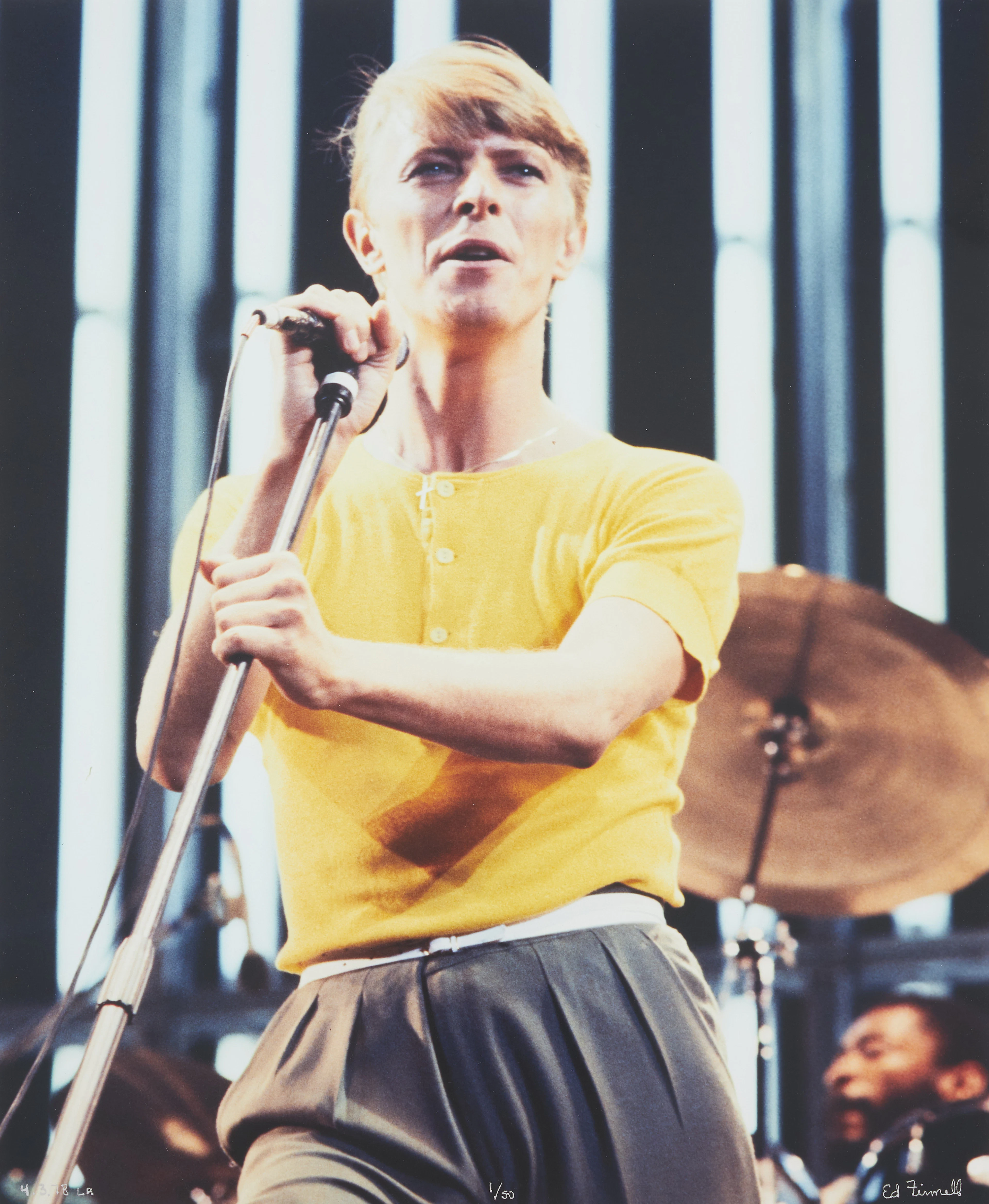 ED FINNELL (USA/SVERIGE, FÖDD 1956). David Bowie "The Heroes Tour"