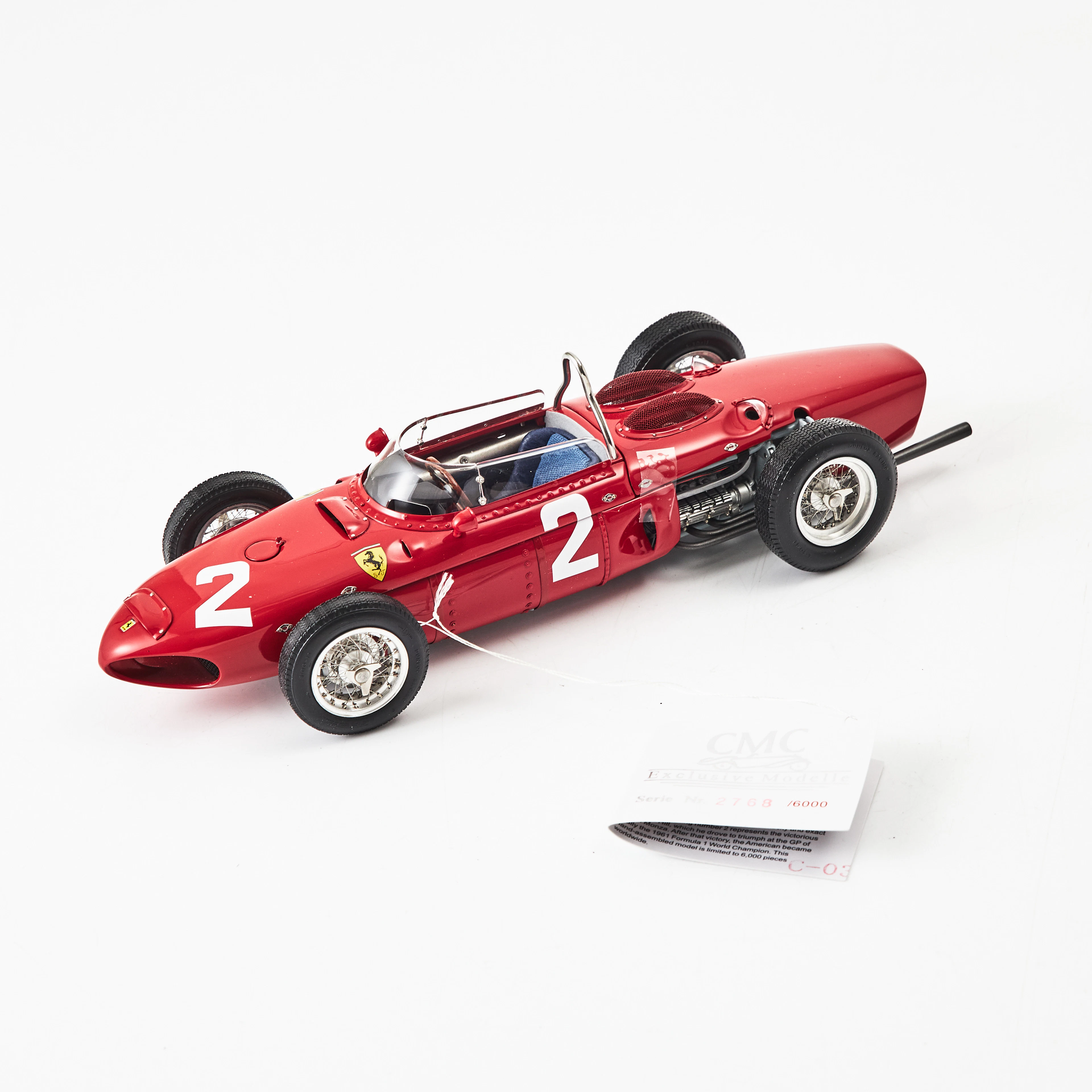 MODELLBIL, Ferrari Dino 156 F1, 1961, "Sharknose", GP Italien, Phil