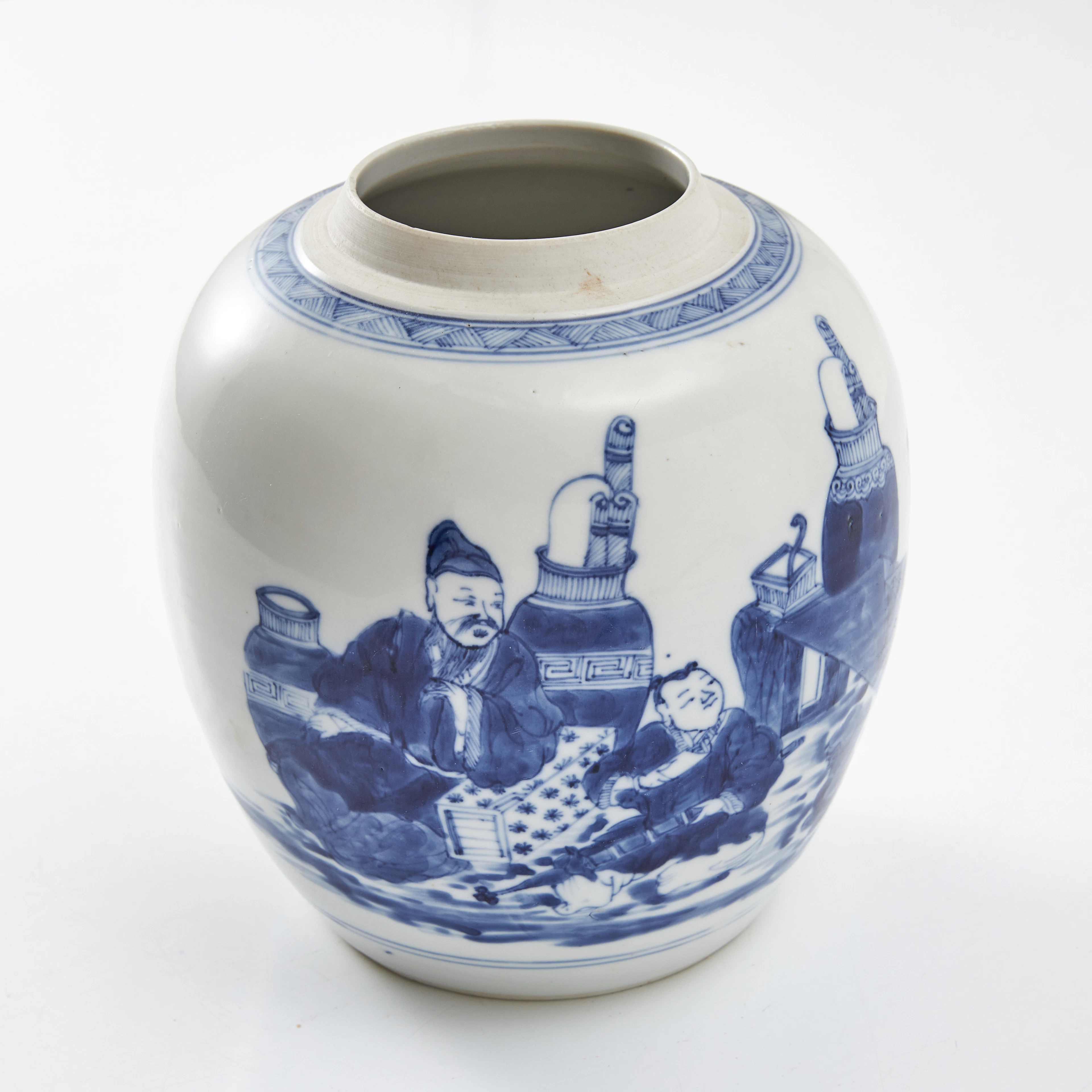 BOJAN, porslin, Kina, 1800-tal, ovoid form, dekor av figurscen i