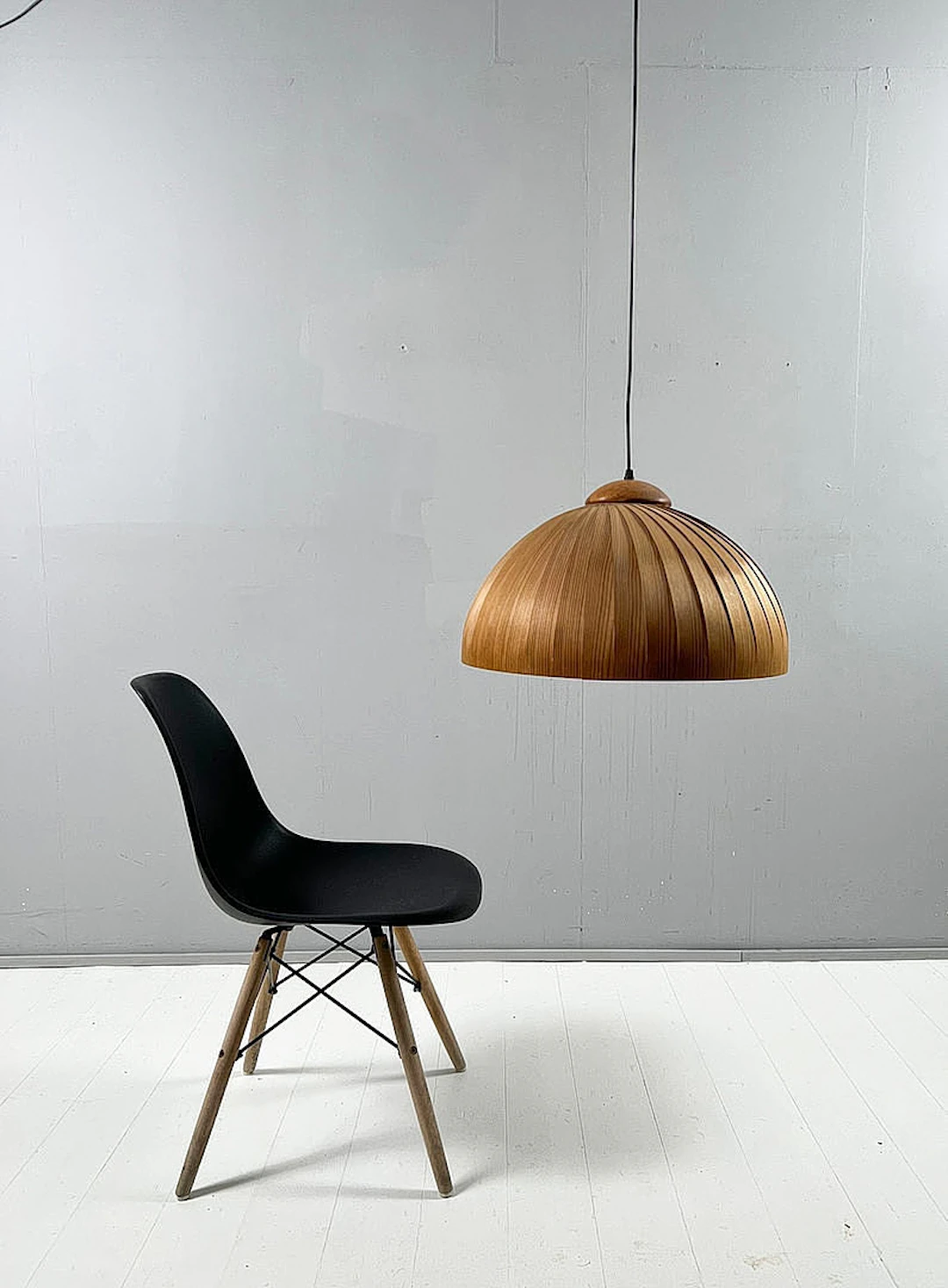 Deckenlampe/Deckenleuchte von Hans Agne Jakobsson, Teakholz, Schweden