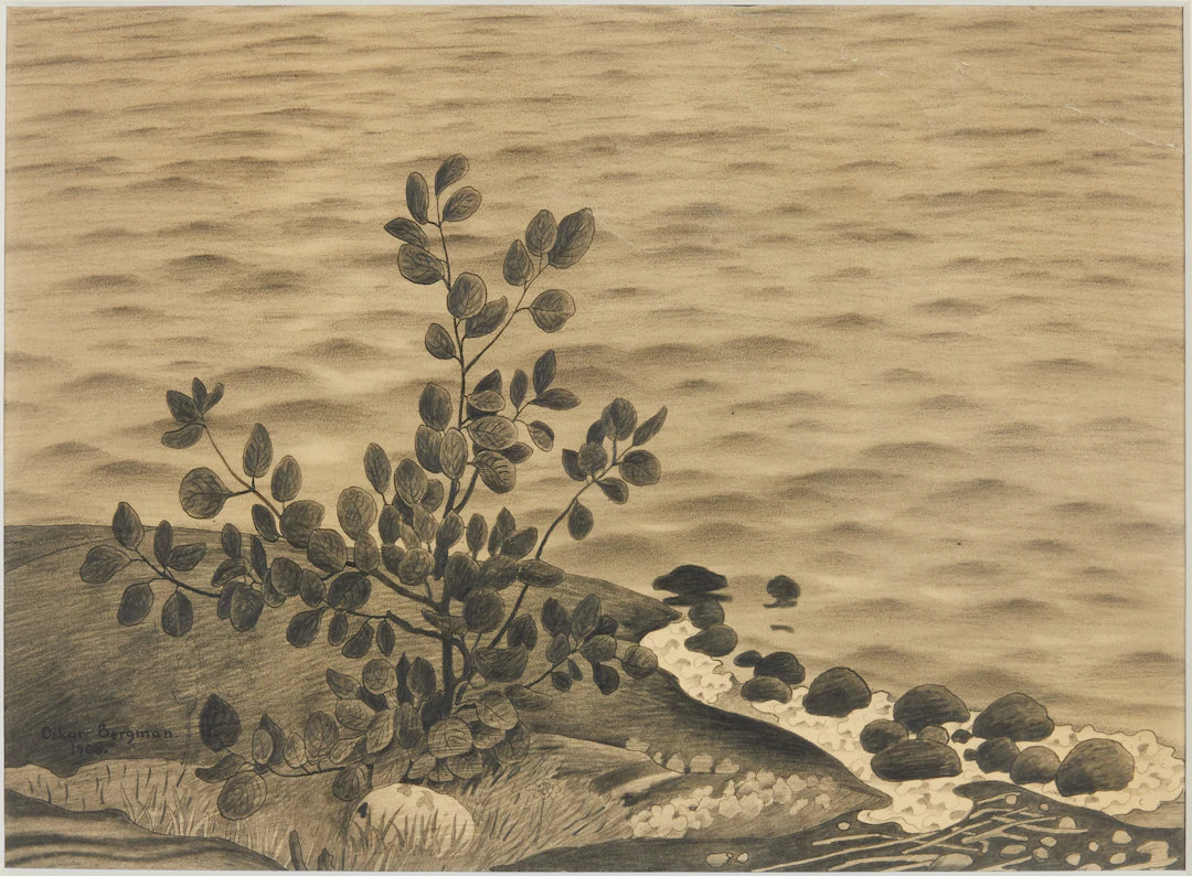 OSKAR BERGMAN. "Vatten".