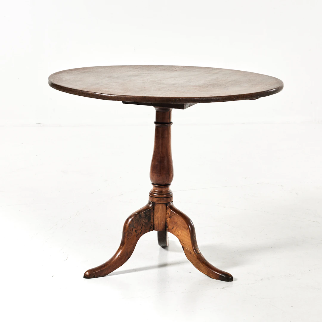 PELARBORD, 3-delad fot, fällbar skiva, 1800-tal.