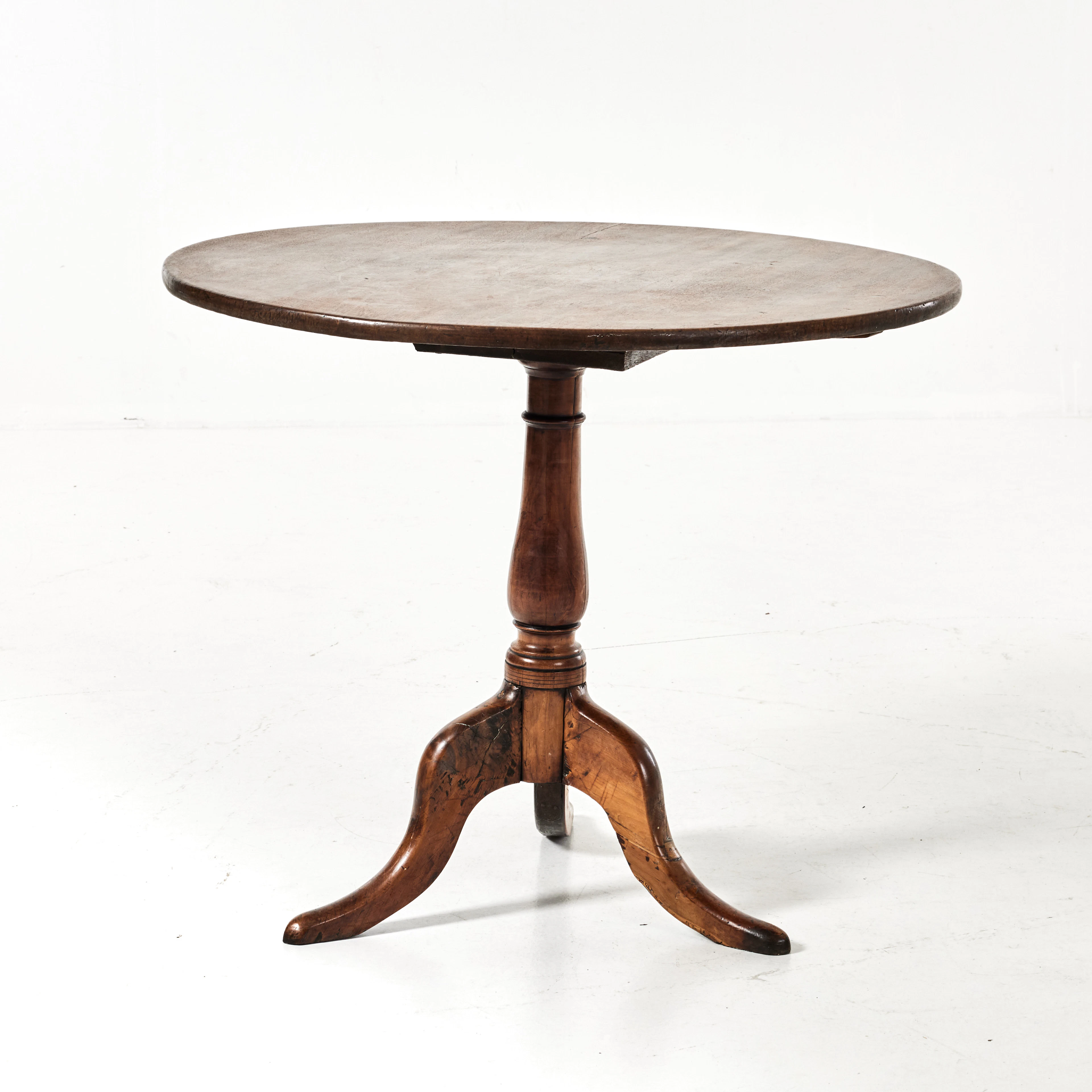 PELARBORD, 3-delad fot, fällbar skiva, 1800-tal.