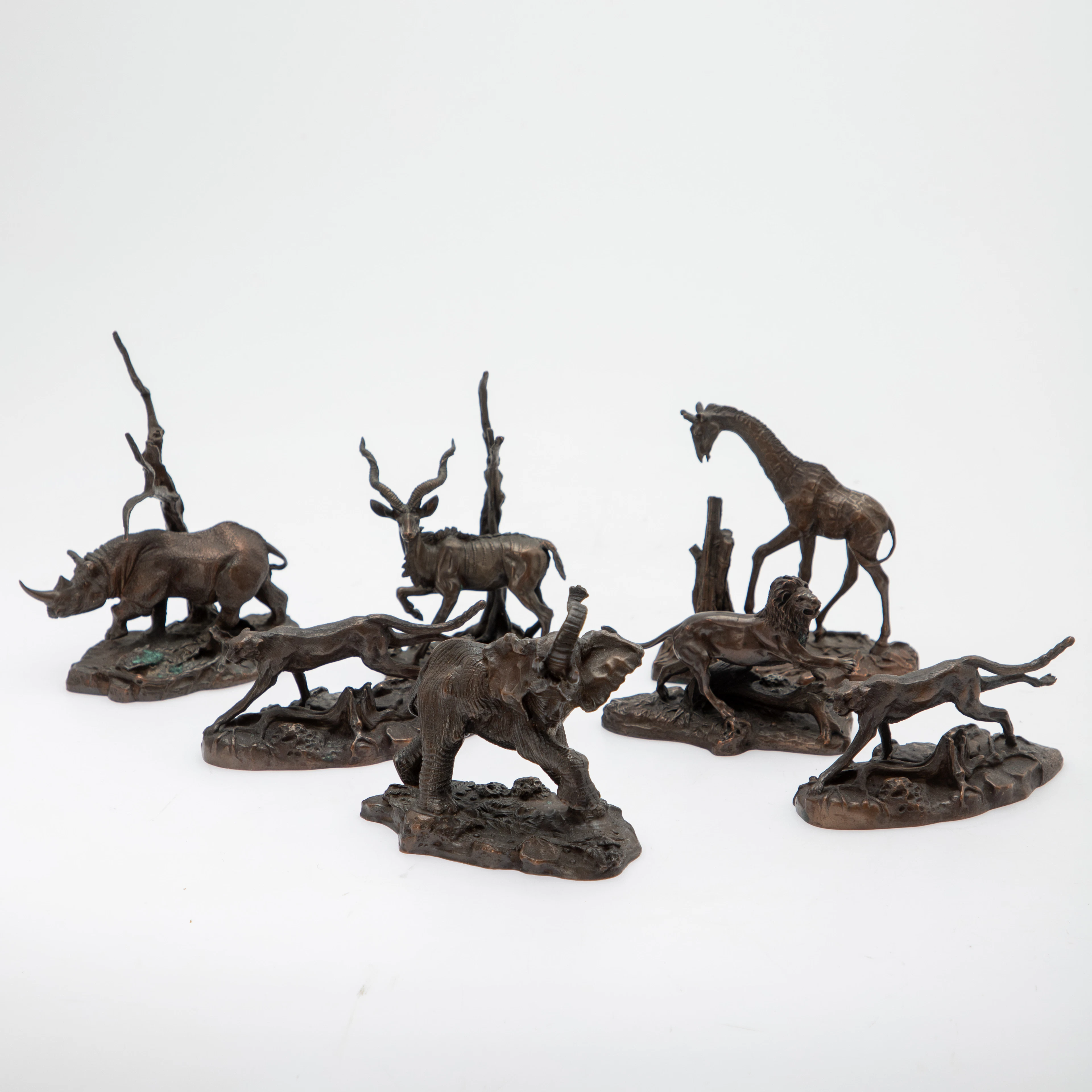 DONALD JACK POLLAND (1932-2003). Tierfiguren, The Franklin Mint: Giraffe