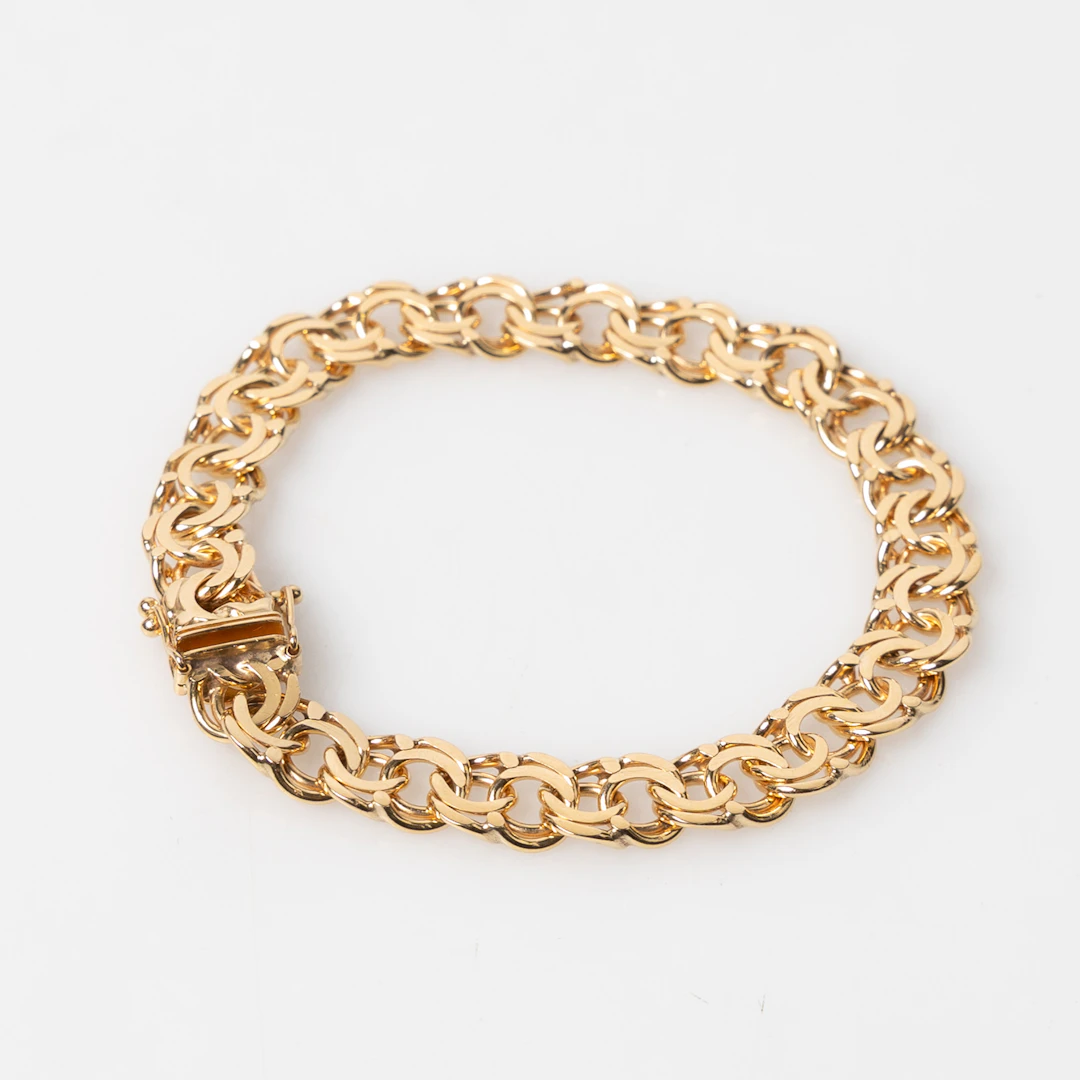 ARMBAND, 18K guld, LBA, Köping, 1964.
