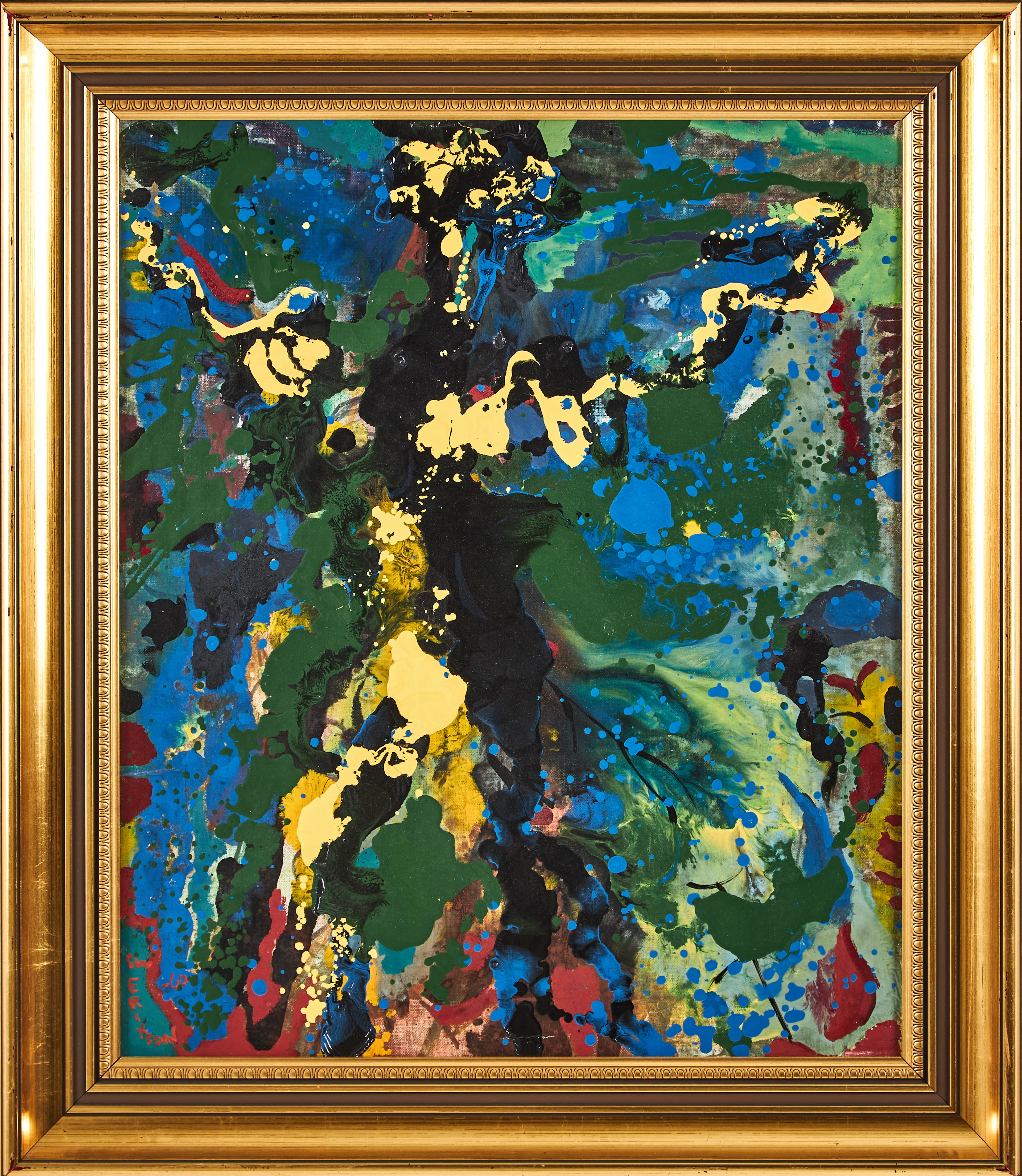SVEN X:ET ERIXSON (1899-1970). "Dansande kvinna", olja på duk, signerad.