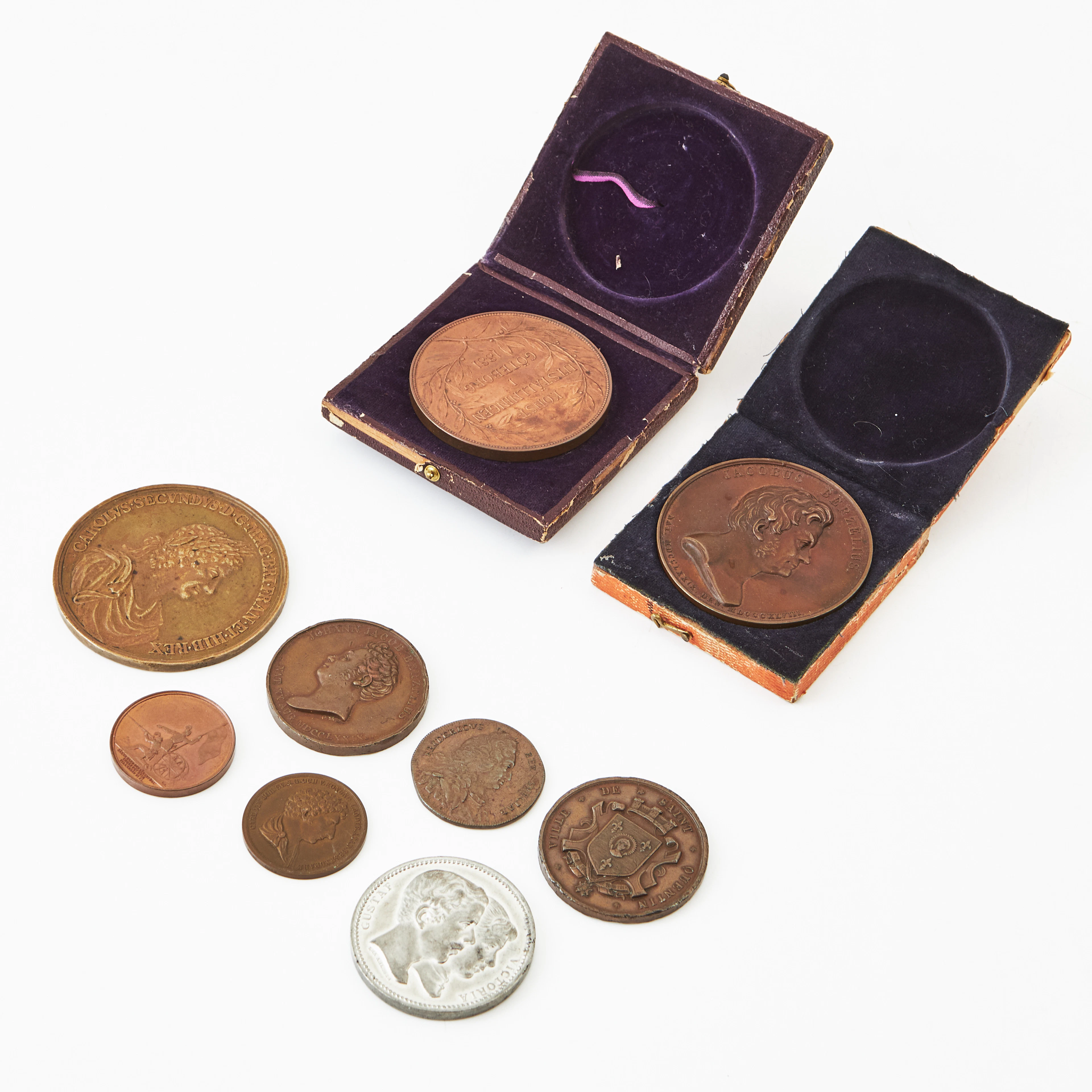 MEDALJER, 12 st., 16-1900-tal.