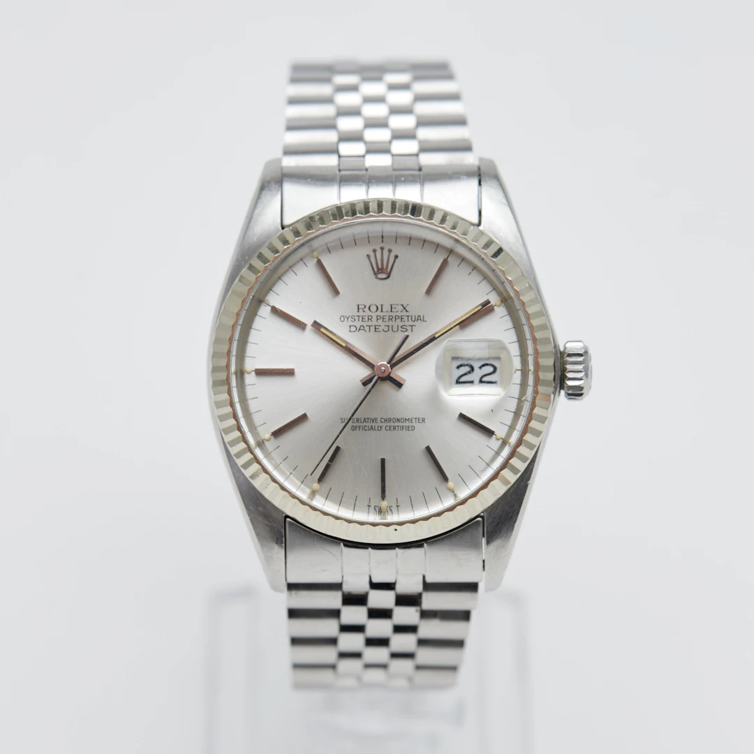 ROLEX. Armbanduhr, Modell 'Datejust', "T SWISS T Dial" Automatikwerk