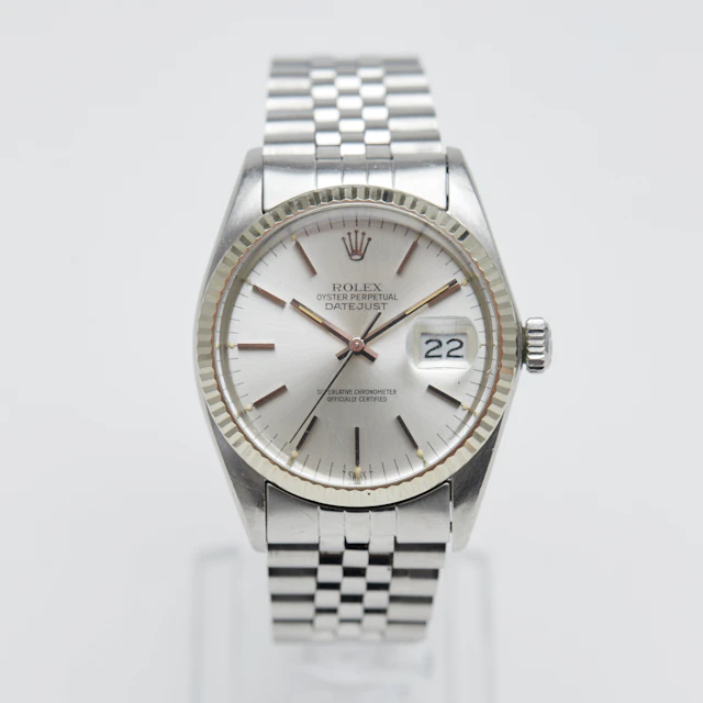 ROLEX. Armbanduhr, Modell 'Datejust', "T SWISS T Dial" Automatikwerk