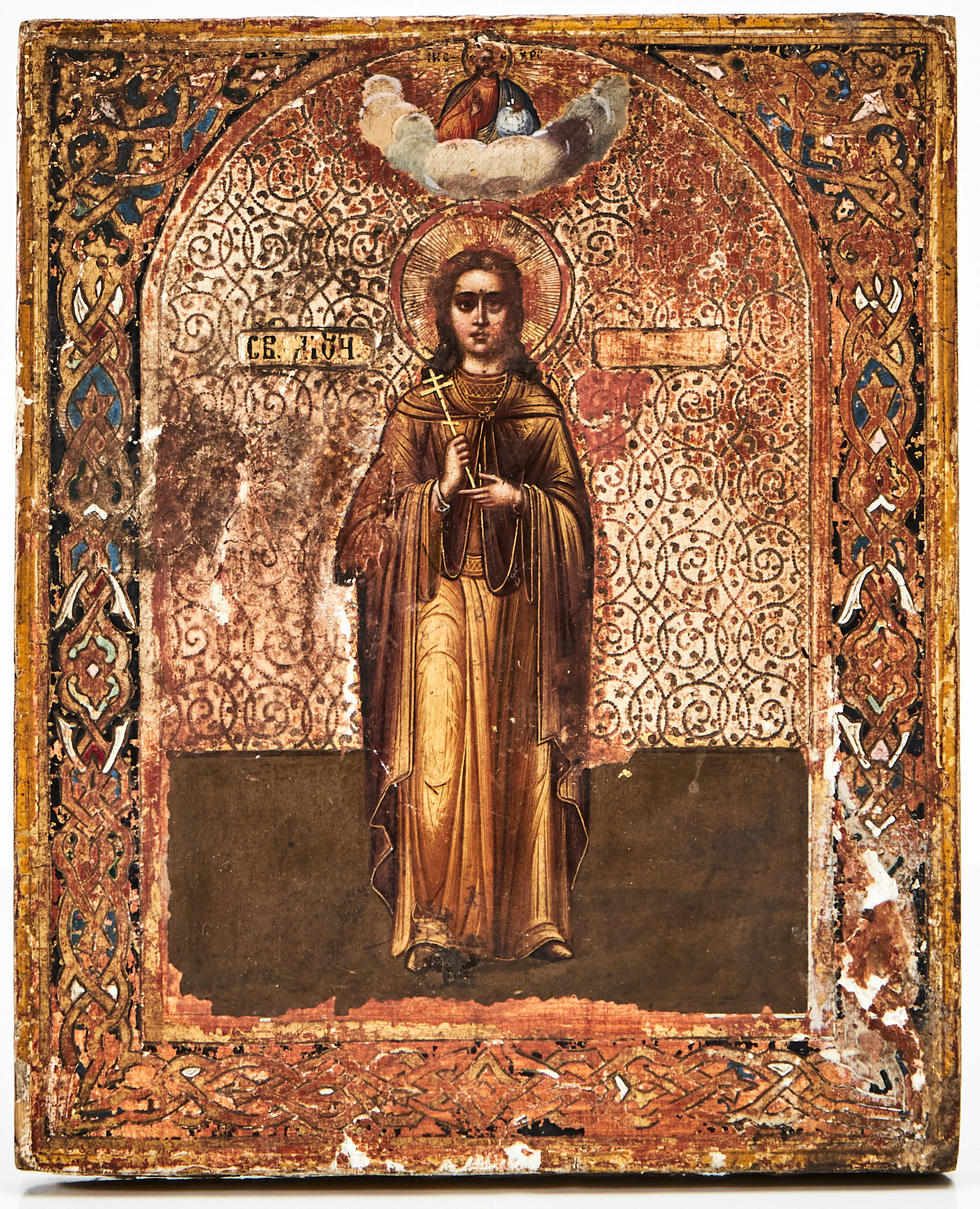IKON, Ryssland, 1800-tal, okänd martyr.